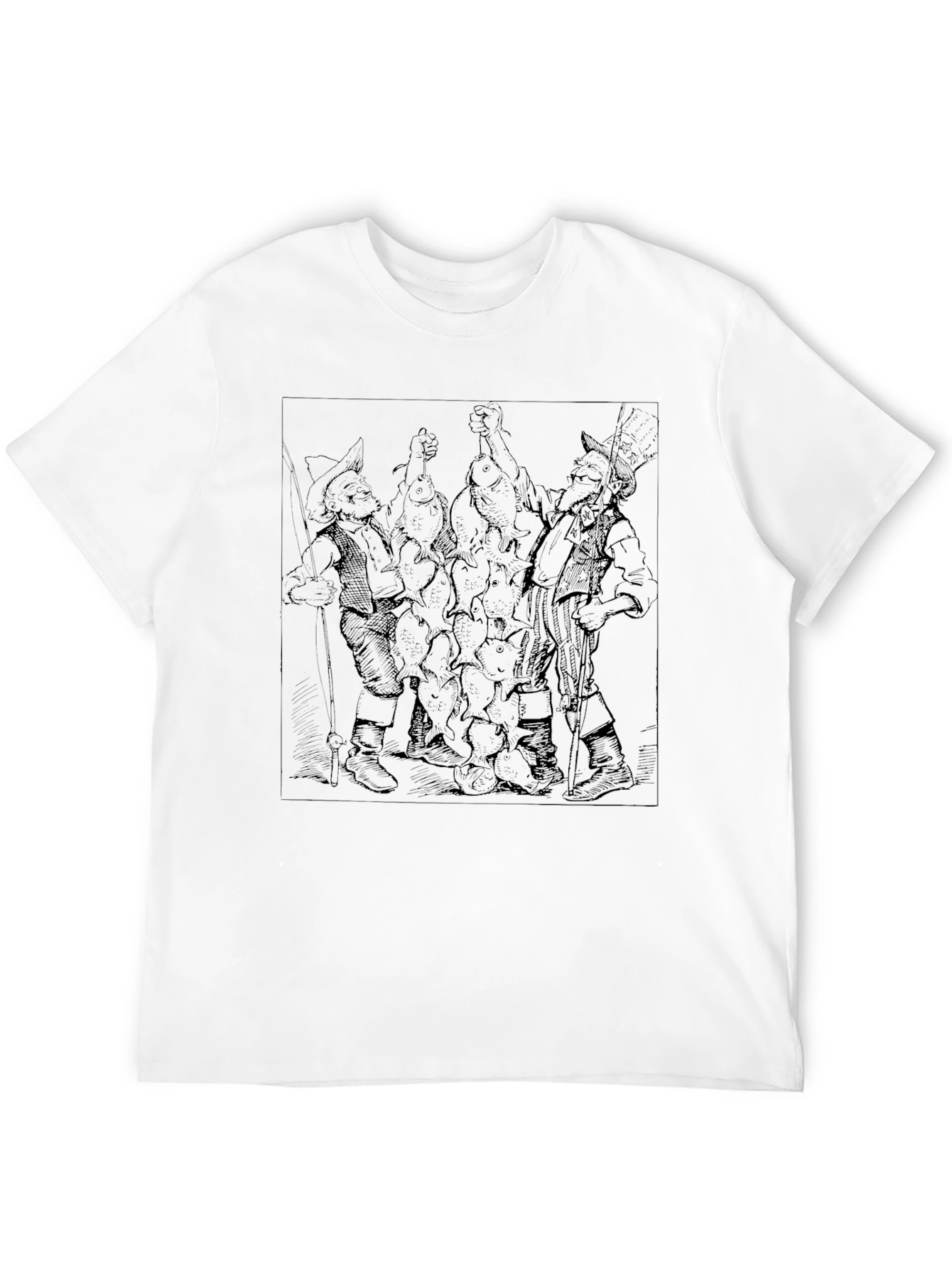 Black Classic Graphic Print Crew Neck T-Shirt view 12