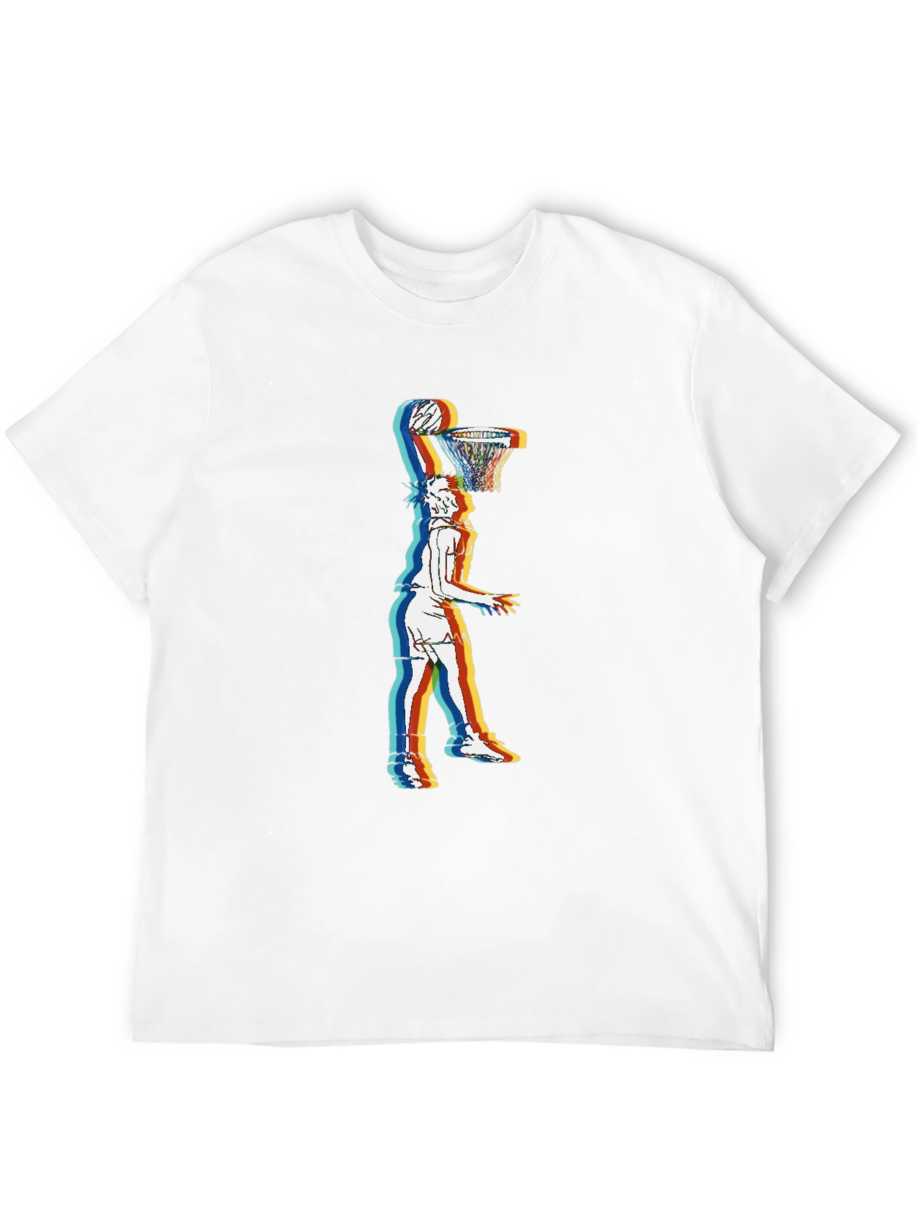 Black Basketball Dunk Graphic Tee - Stylish Streetwear view 12