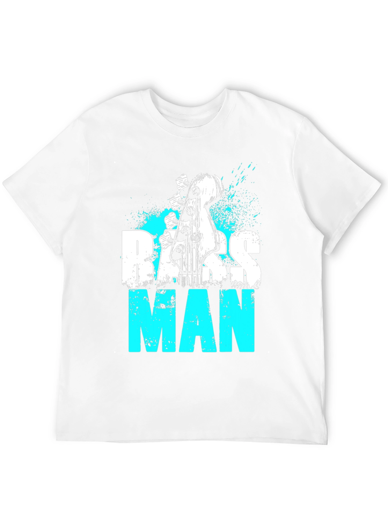 Black Bassman Graphic Tee - Musician T-Shirt view 12