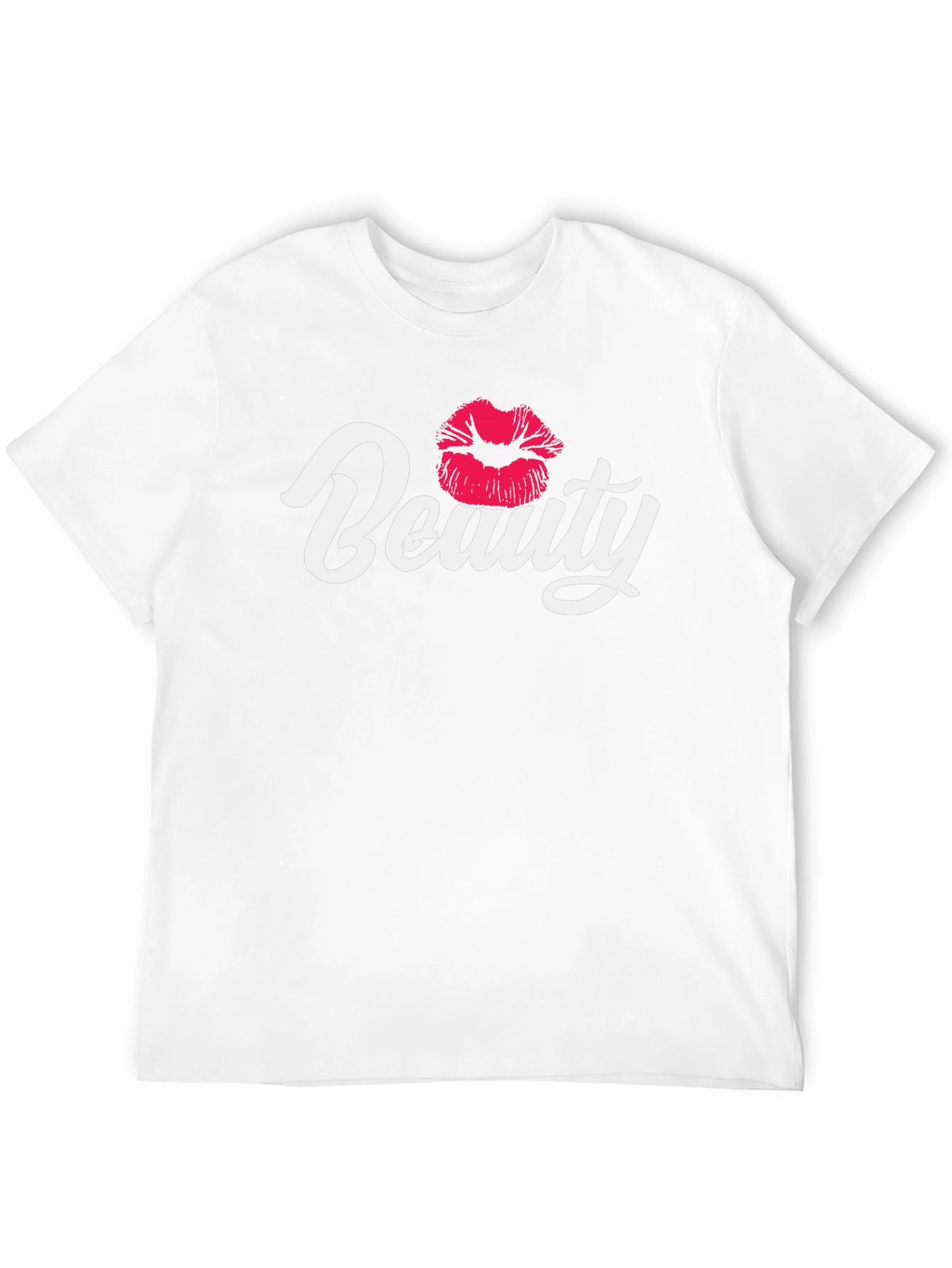 Black Beauty Kiss Graphic Tee - Unisex Black T-Shirt view 12