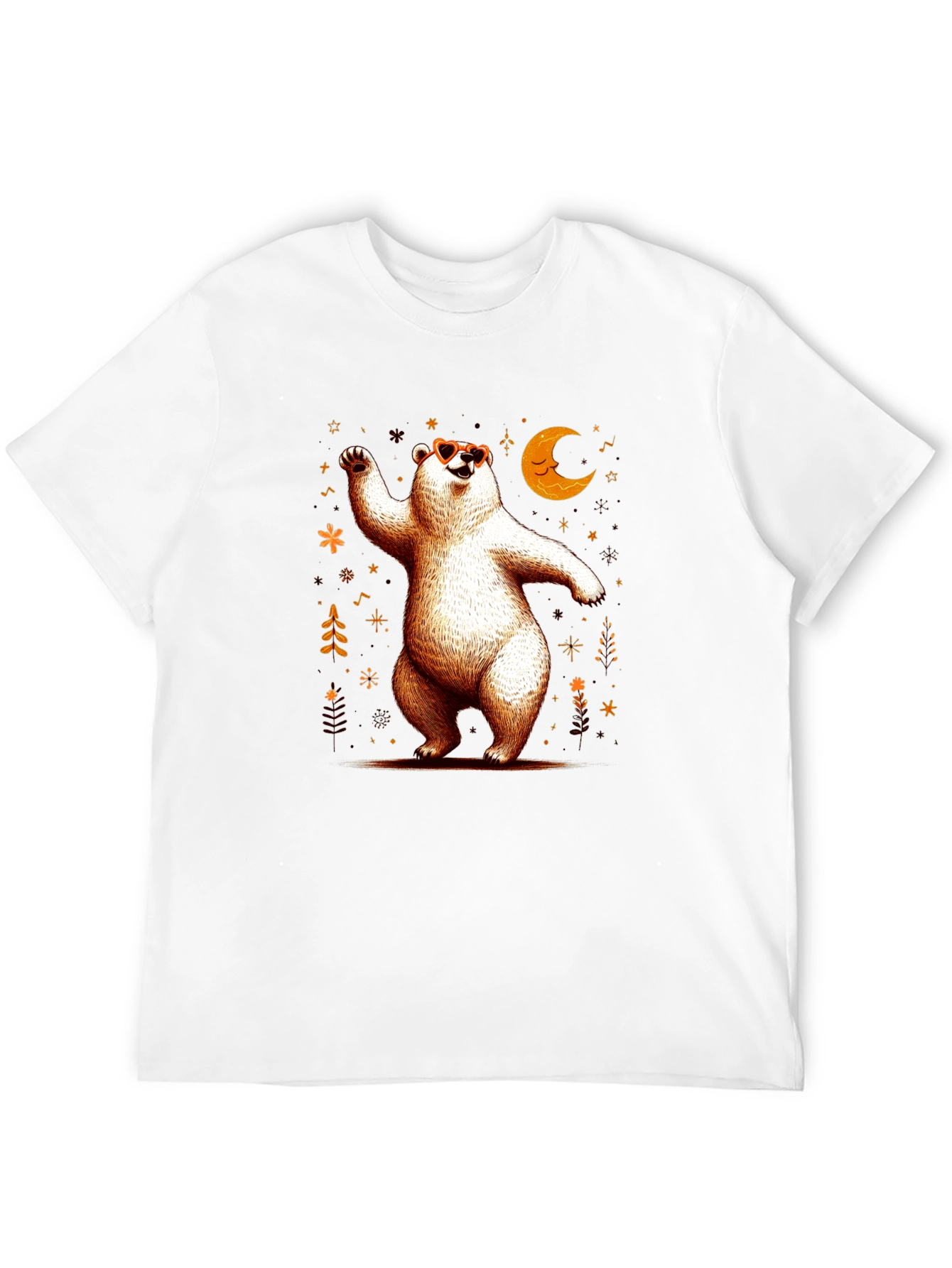 Black Cool Bear Graphic Tee view 12