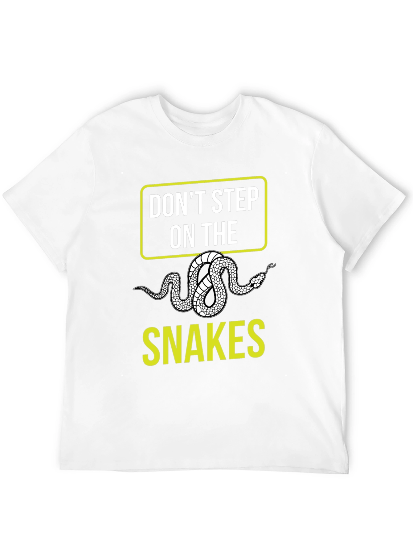 Black Don't Step on the Snakes Graphic T-Shirt view 12