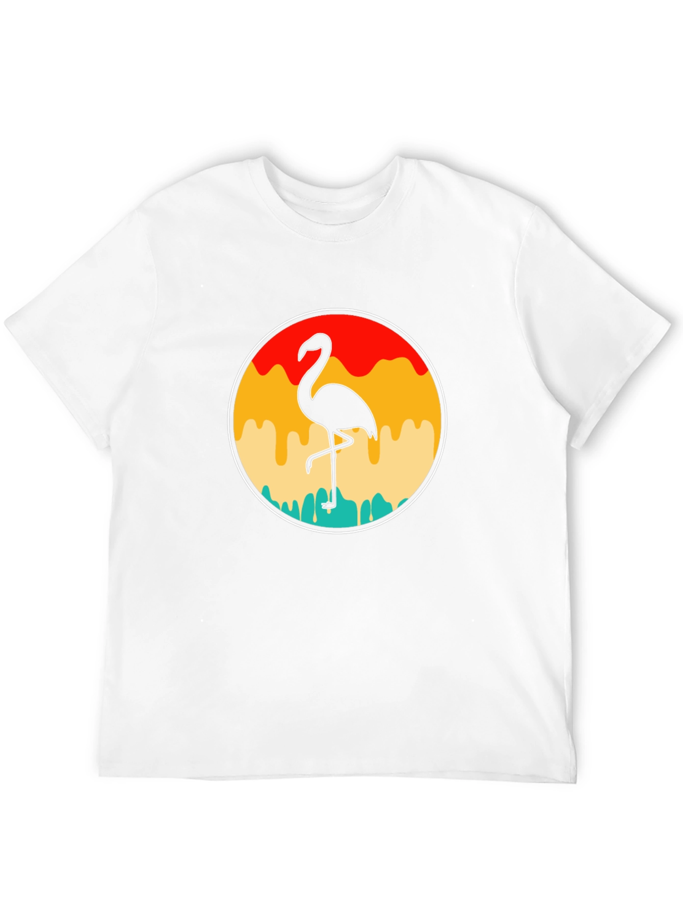 Black Retro Flamingo T-Shirt - Tropical Vibes view 12