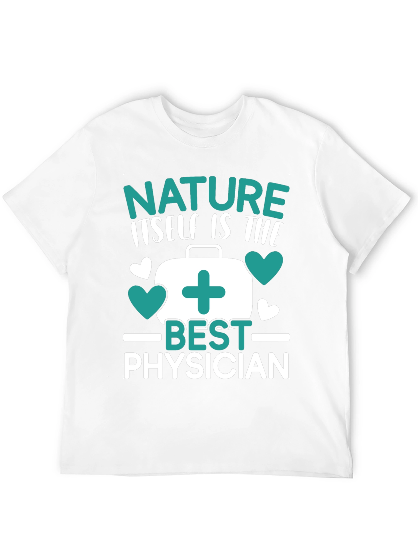 Black Nature Is The Best Physician Tee view 12