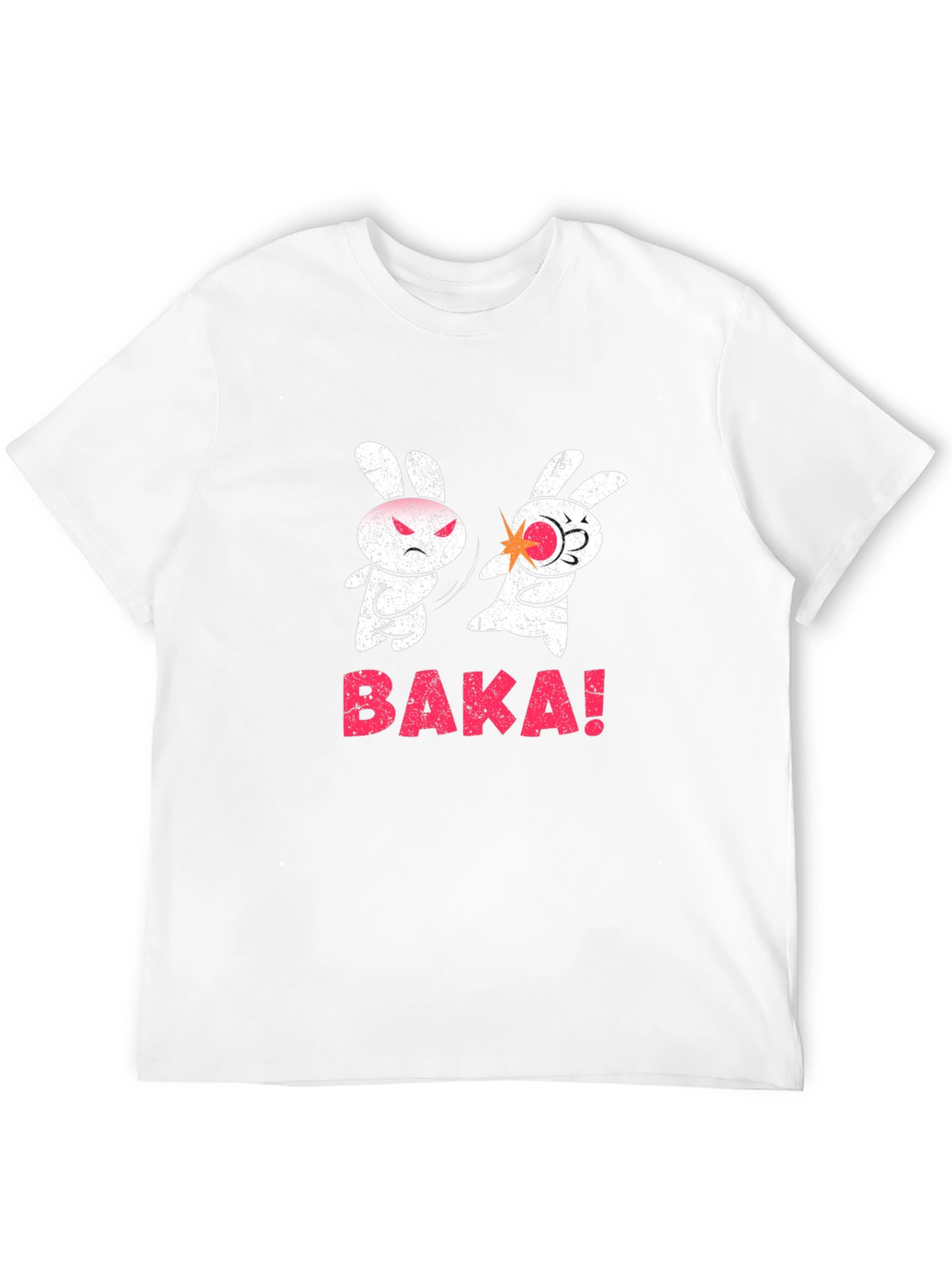 Black Baka Funny Bunny Slap T-Shirt view 12