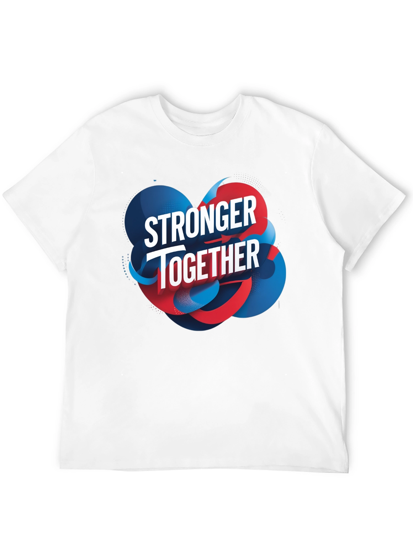 Black Stronger Together Graphic Black T-Shirt view 12