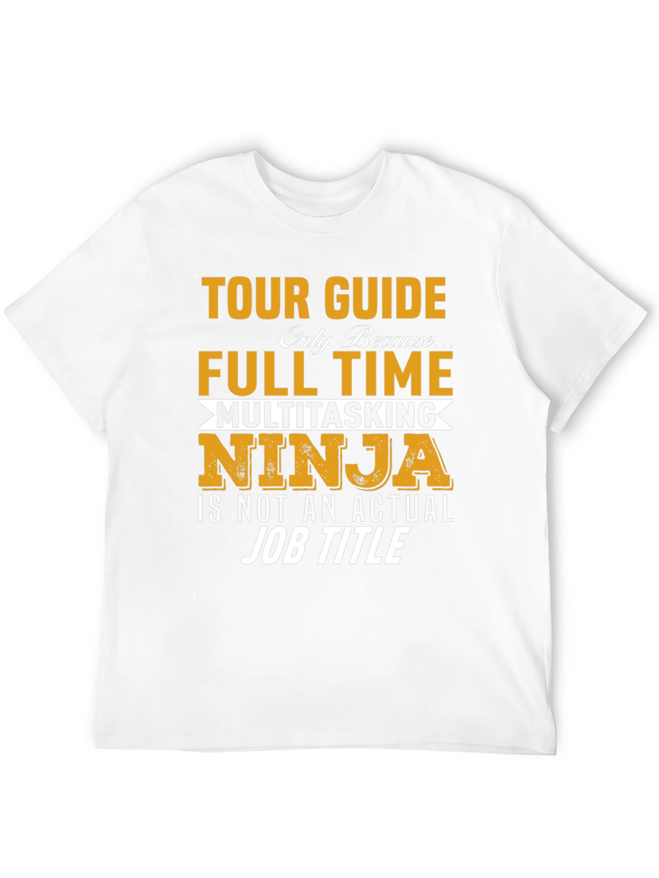 Black Tour Guide Novelty Graphic Tee view 12