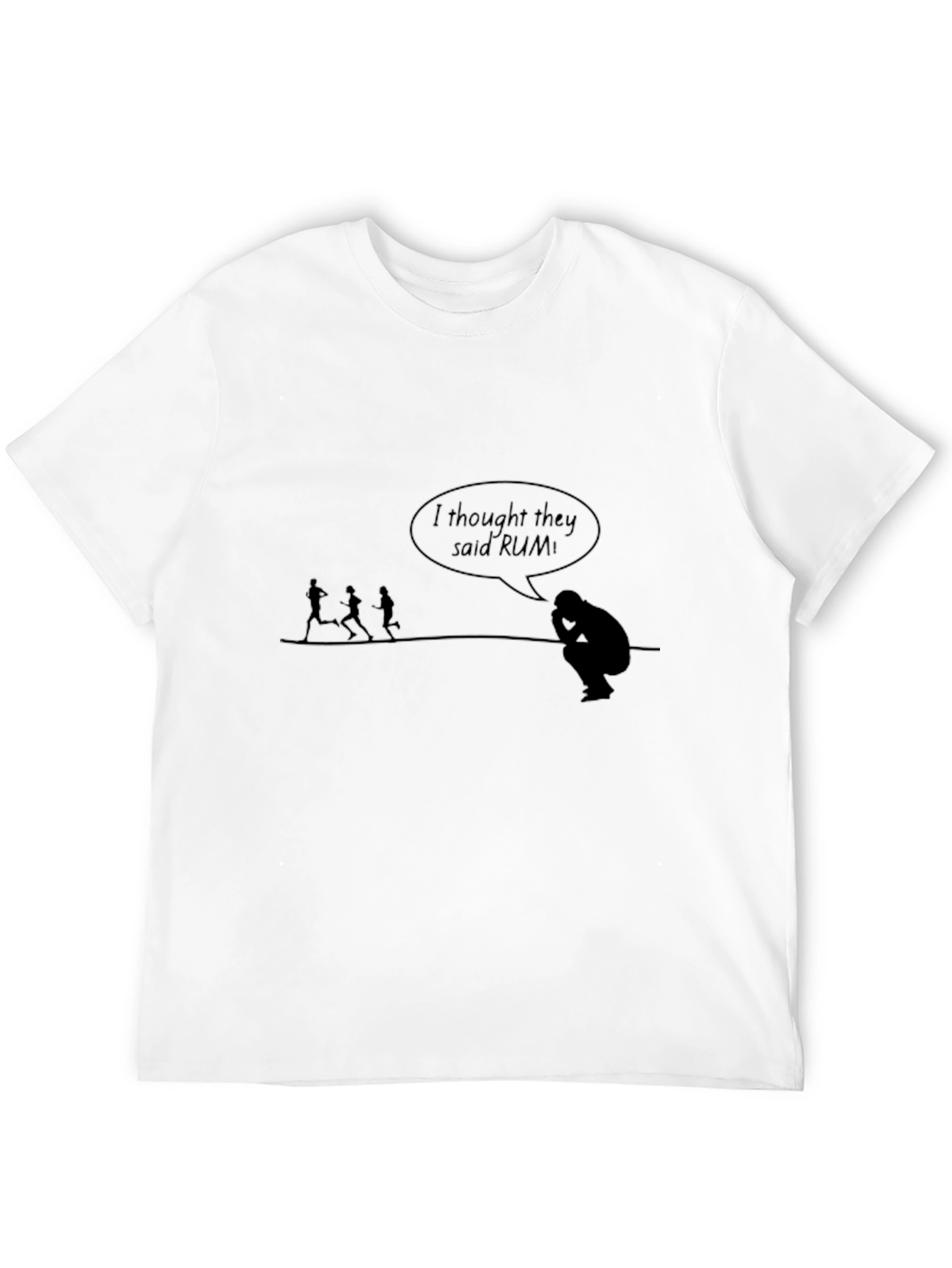 Black Funny "I Thought They Said Rumi" Graphic Tee view 12
