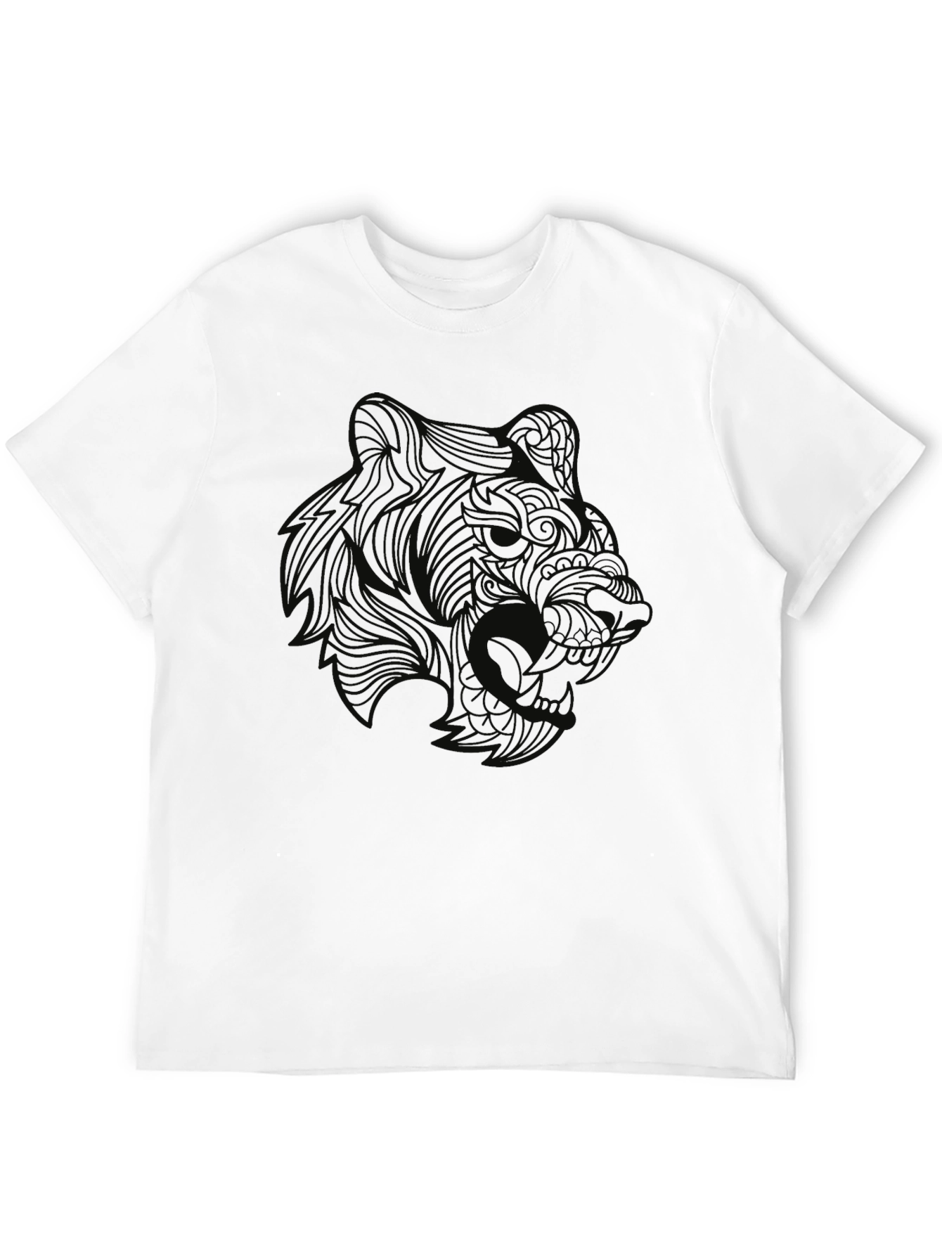 Black Men's Black Bear Graphic Tee view 12