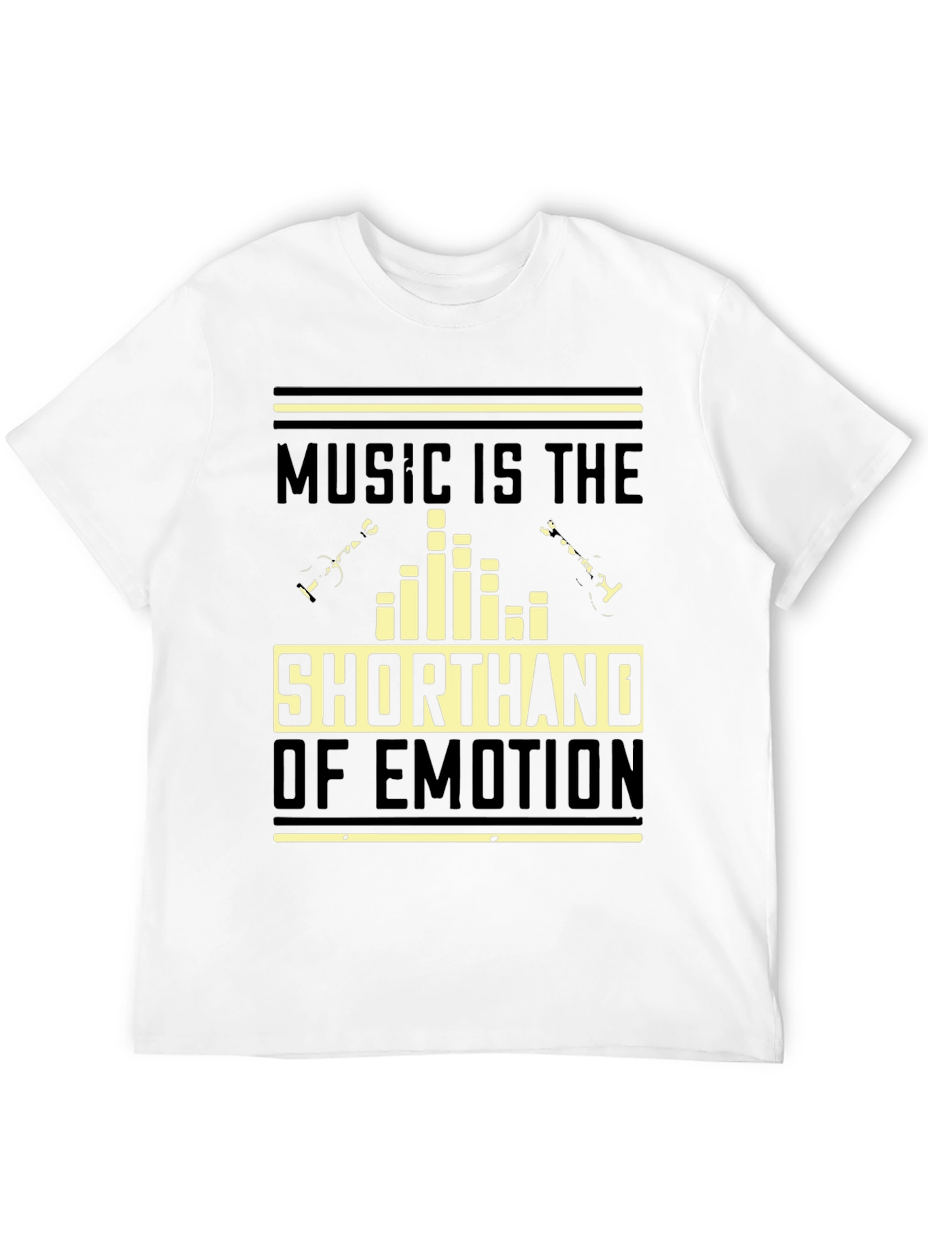 Black Music is the Shorthand of Emotion Graphic Tee view 12