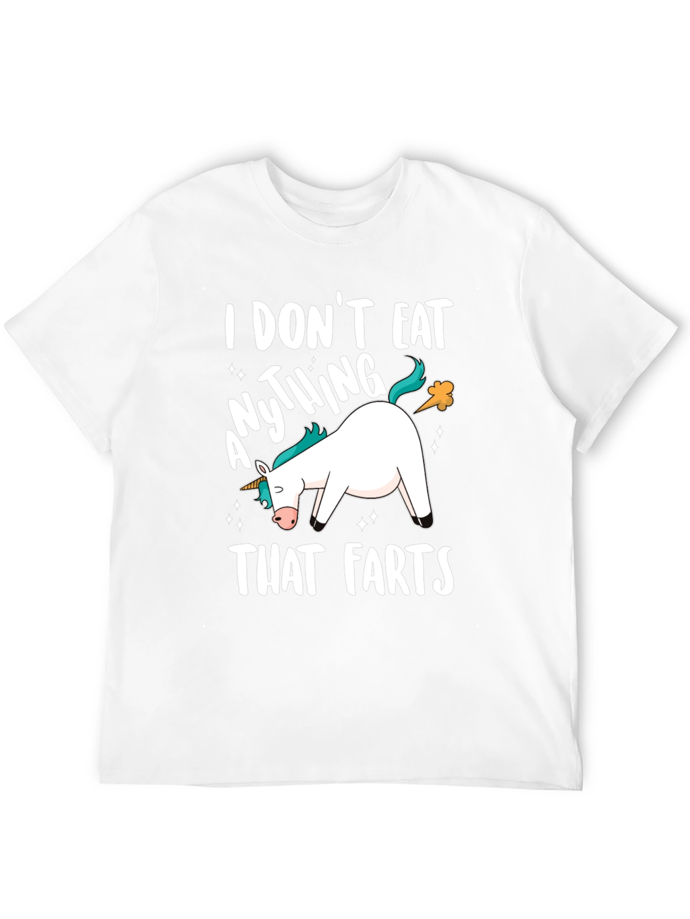 Black Funny Unicorn Fart T-Shirt view 12