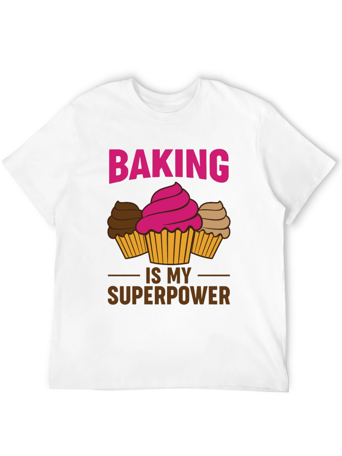 Black Baking is My Superpower Graphic T-Shirt view 12