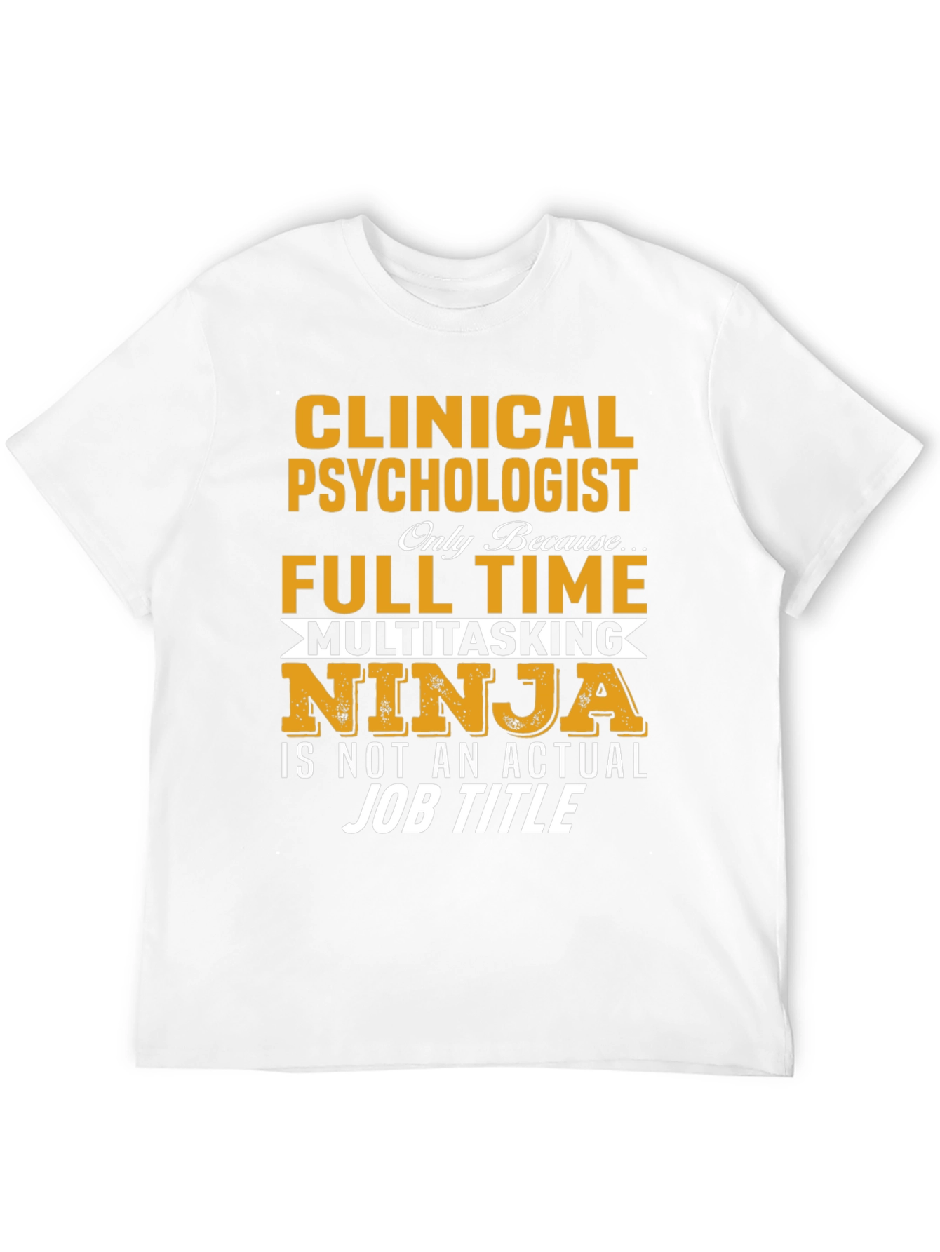 Black Clinical Psychologist T-Shirt - Funny Job Title Tee view 12