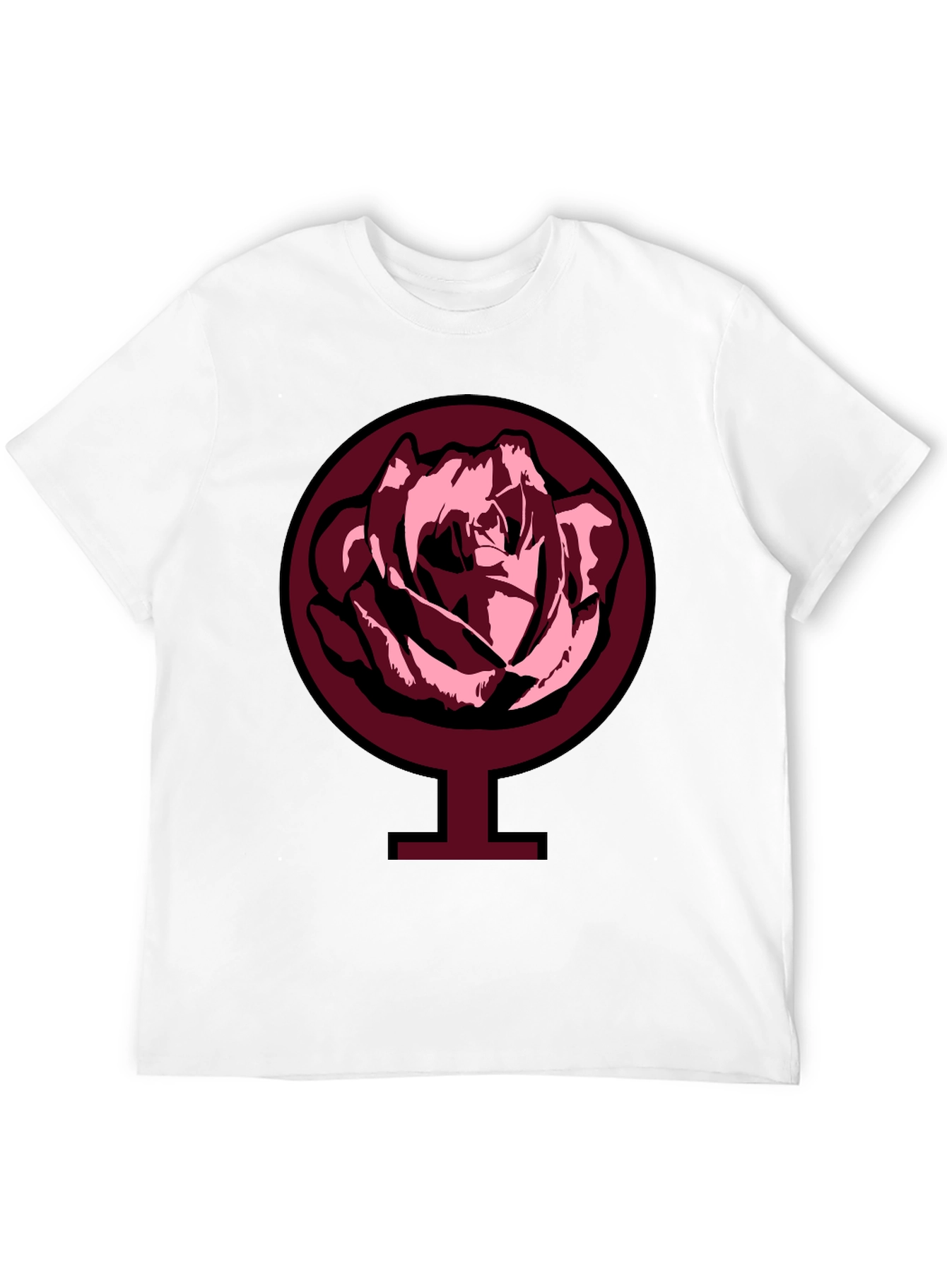 Black Rose Venus Symbol Graphic Tee - Black view 12