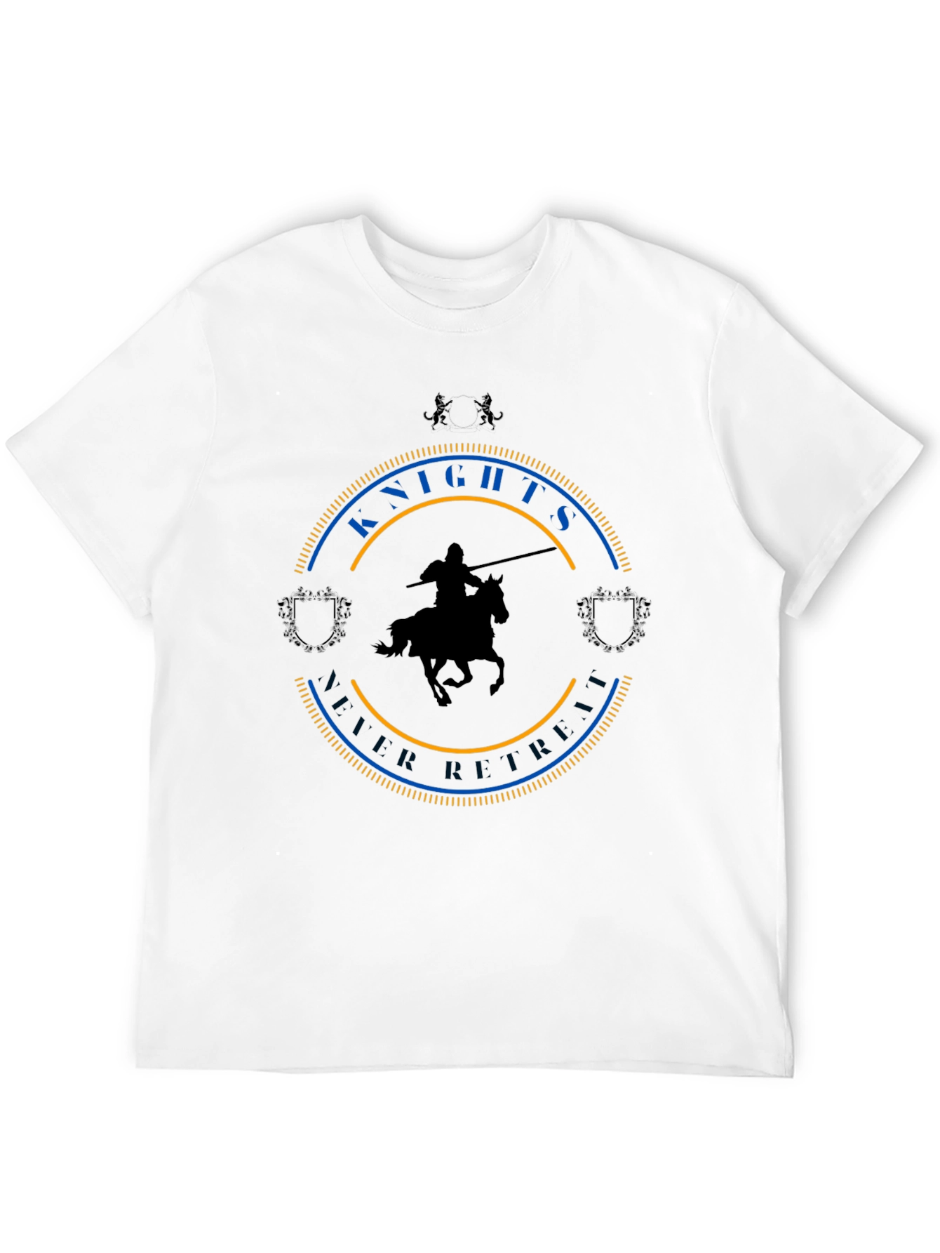 Black Knights of the Realm Black Graphic Tee view 12