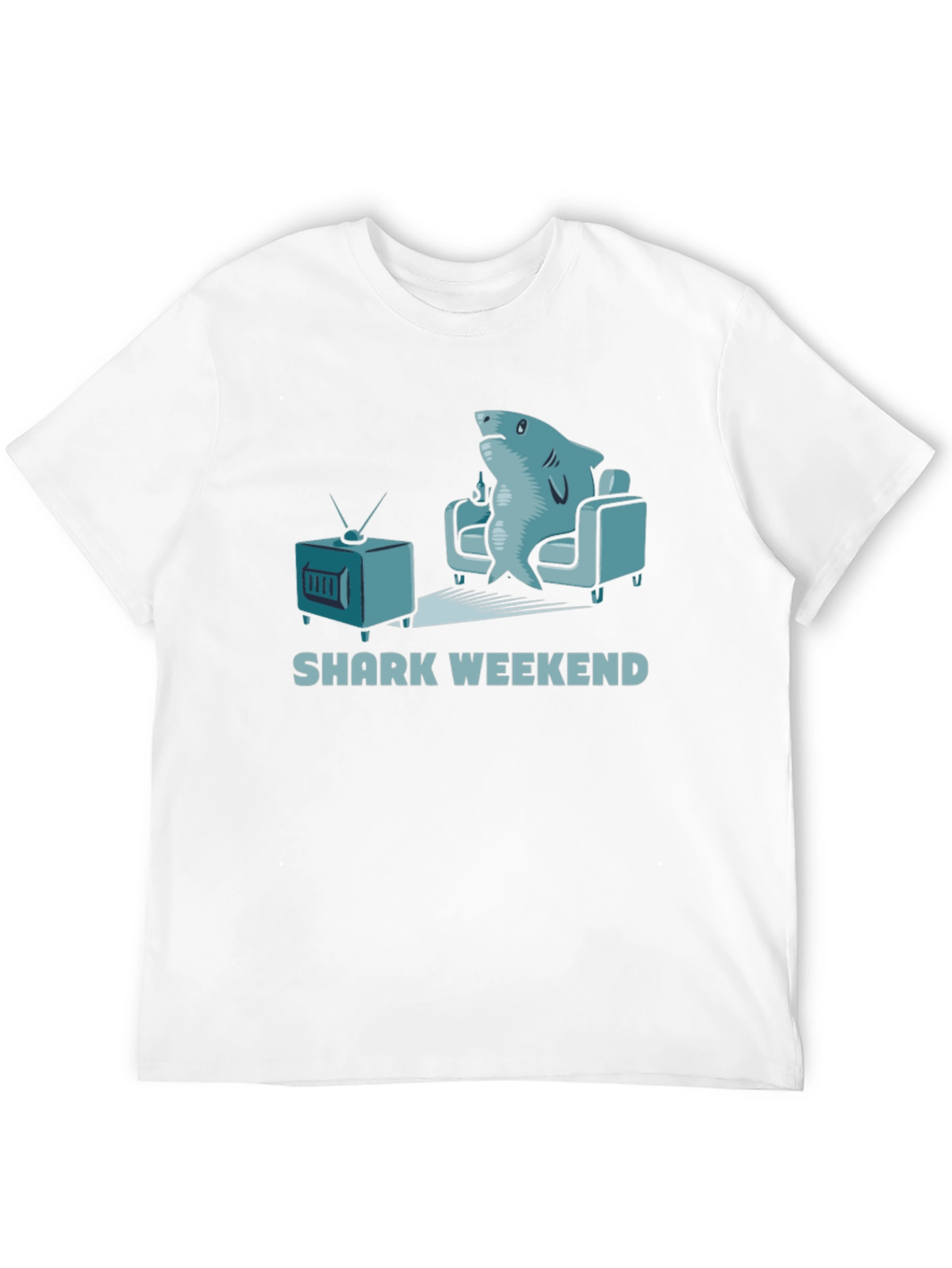 Black Shark Weekend Black Graphic Tee view 12