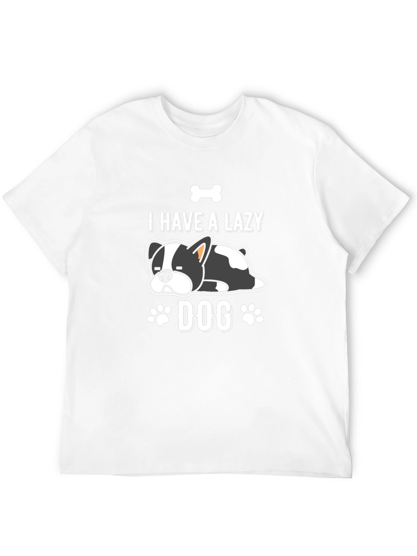 Black Lazy Dog Graphic T-Shirt - Black view 12