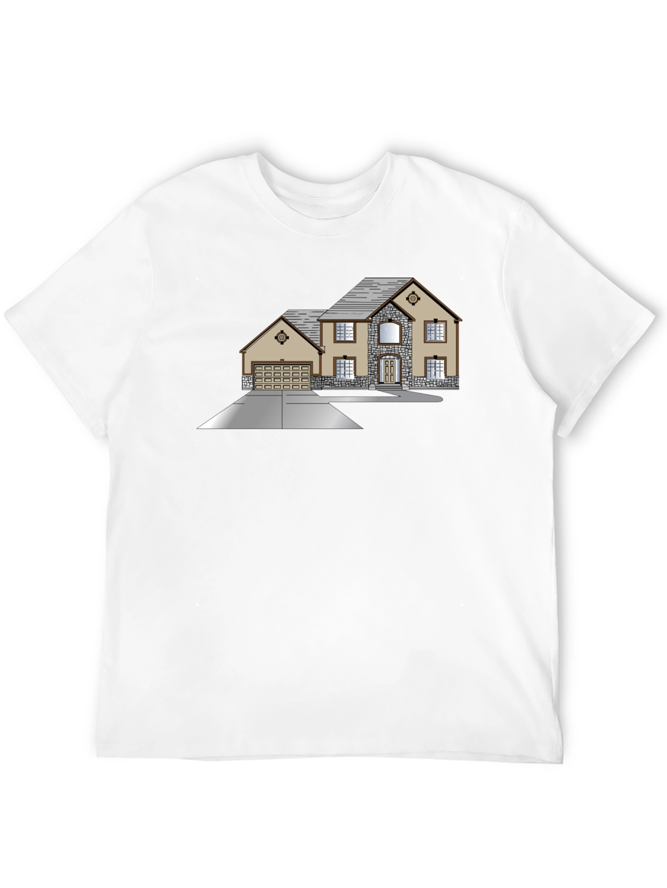 Black House Graphic Black T-Shirt view 12