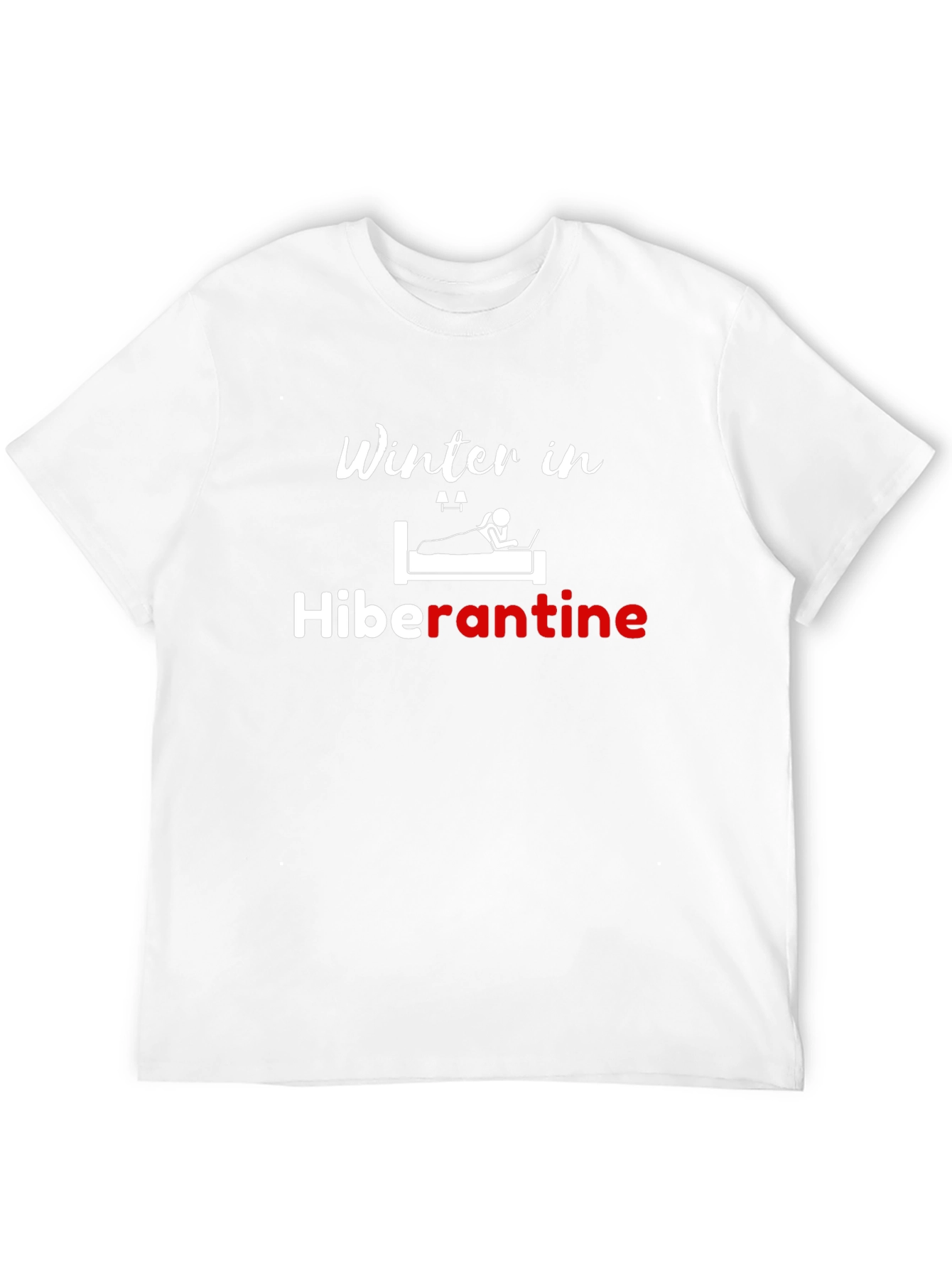Black Winter Hiberantine Graphic T-Shirt view 12