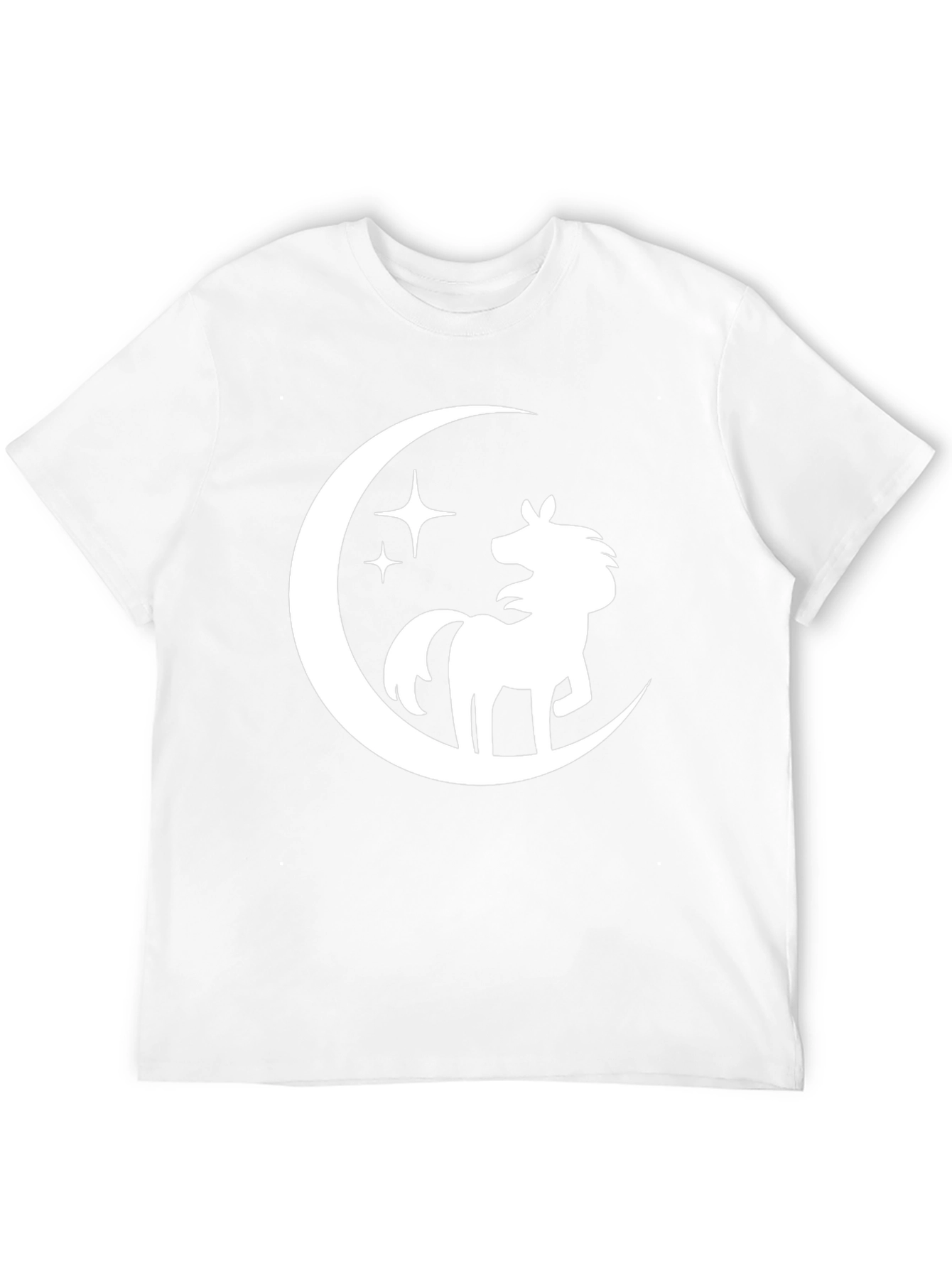 Black Unicorn Moon Graphic Tee - Stylish Black T-Shirt view 12
