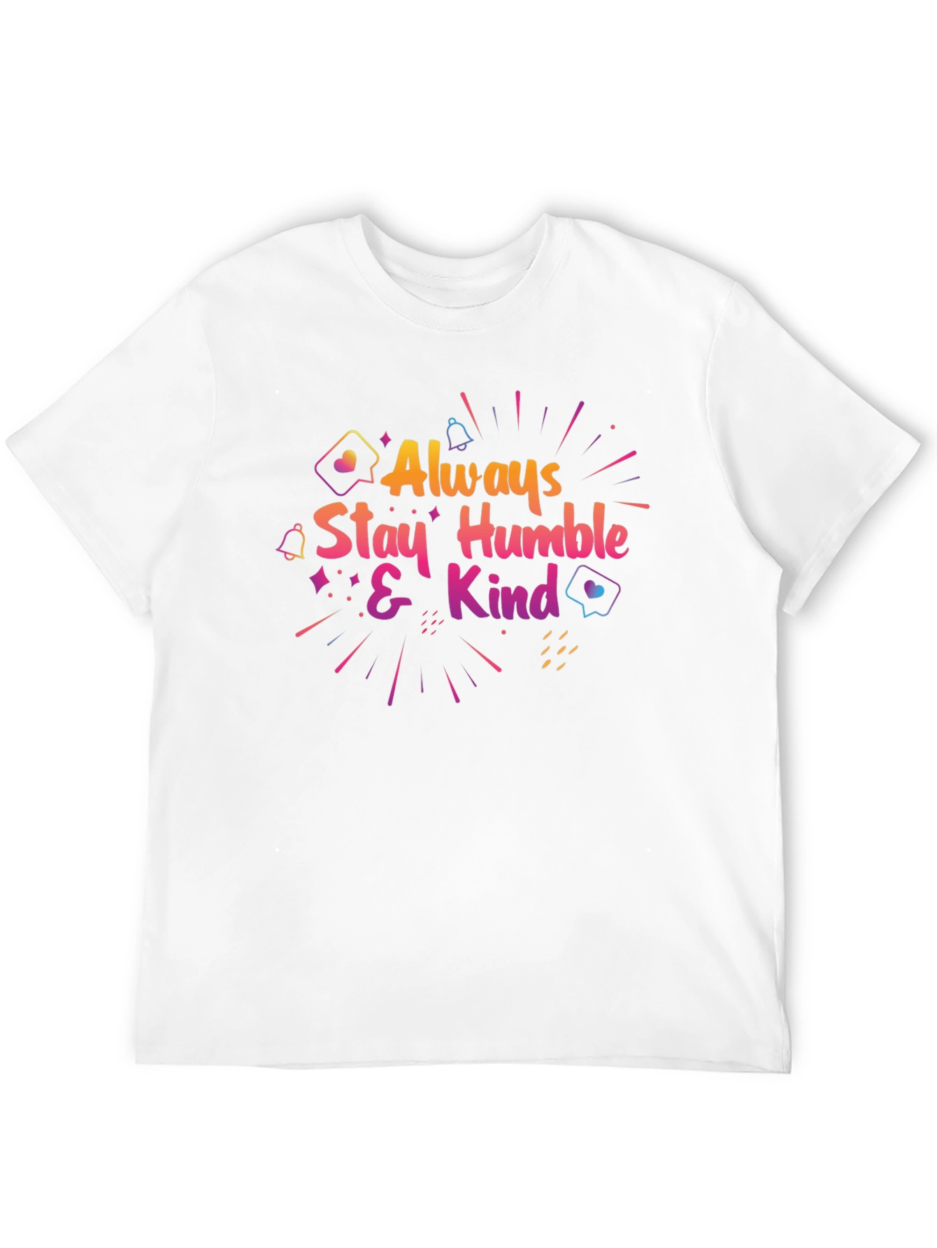 Black Always Stay Humble & Kind Graphic Tee view 12