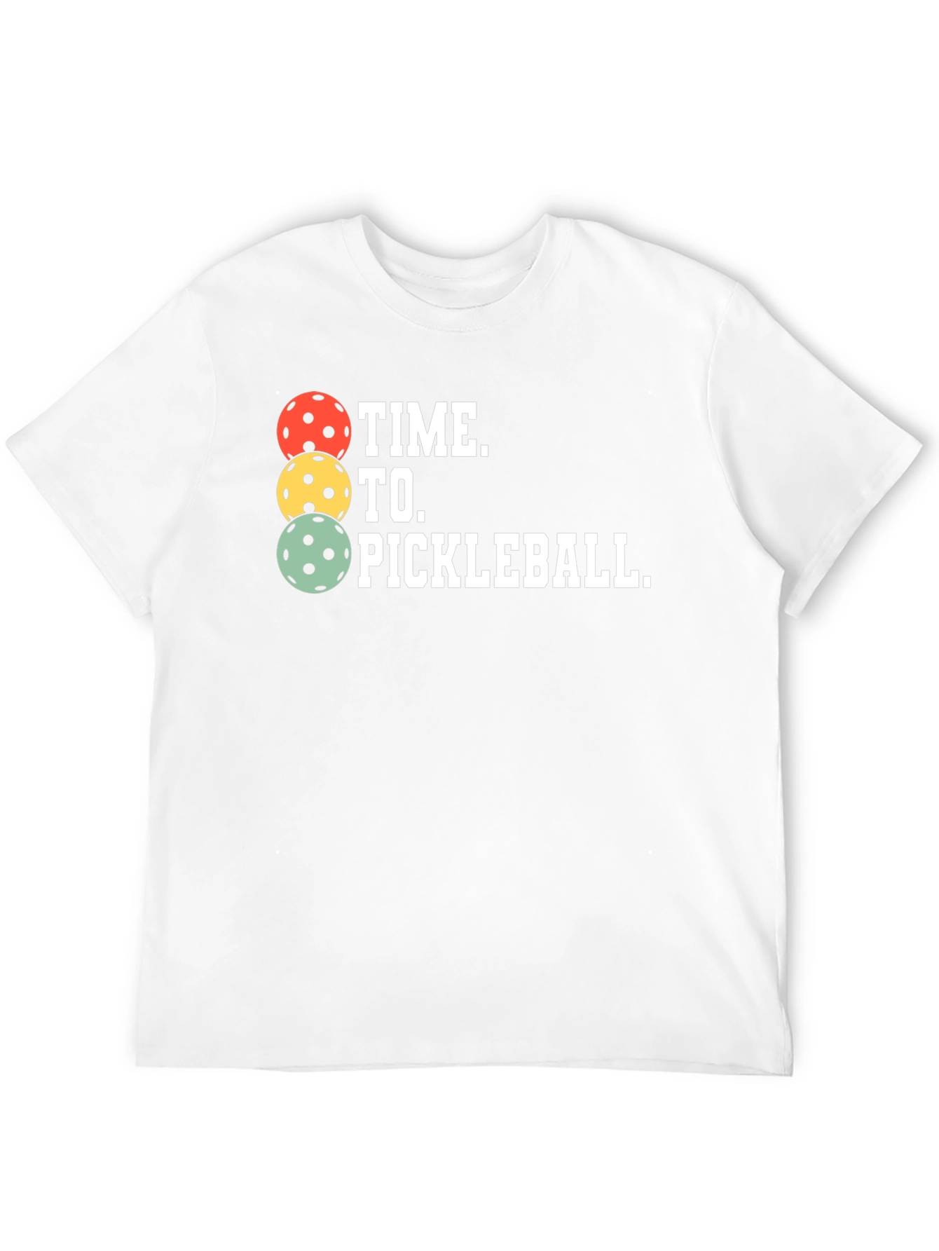 Black Time to Pickleball T-Shirt view 12