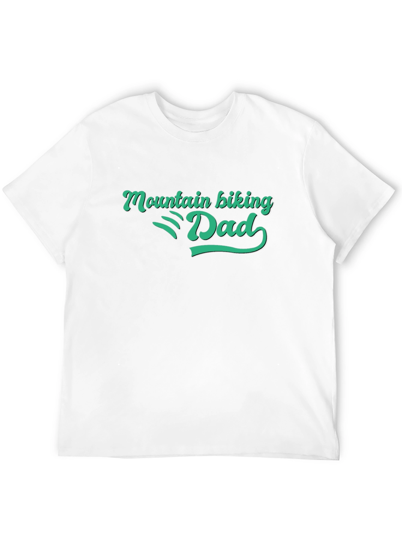 Black Mountain Biking Dad Tee - Black view 12