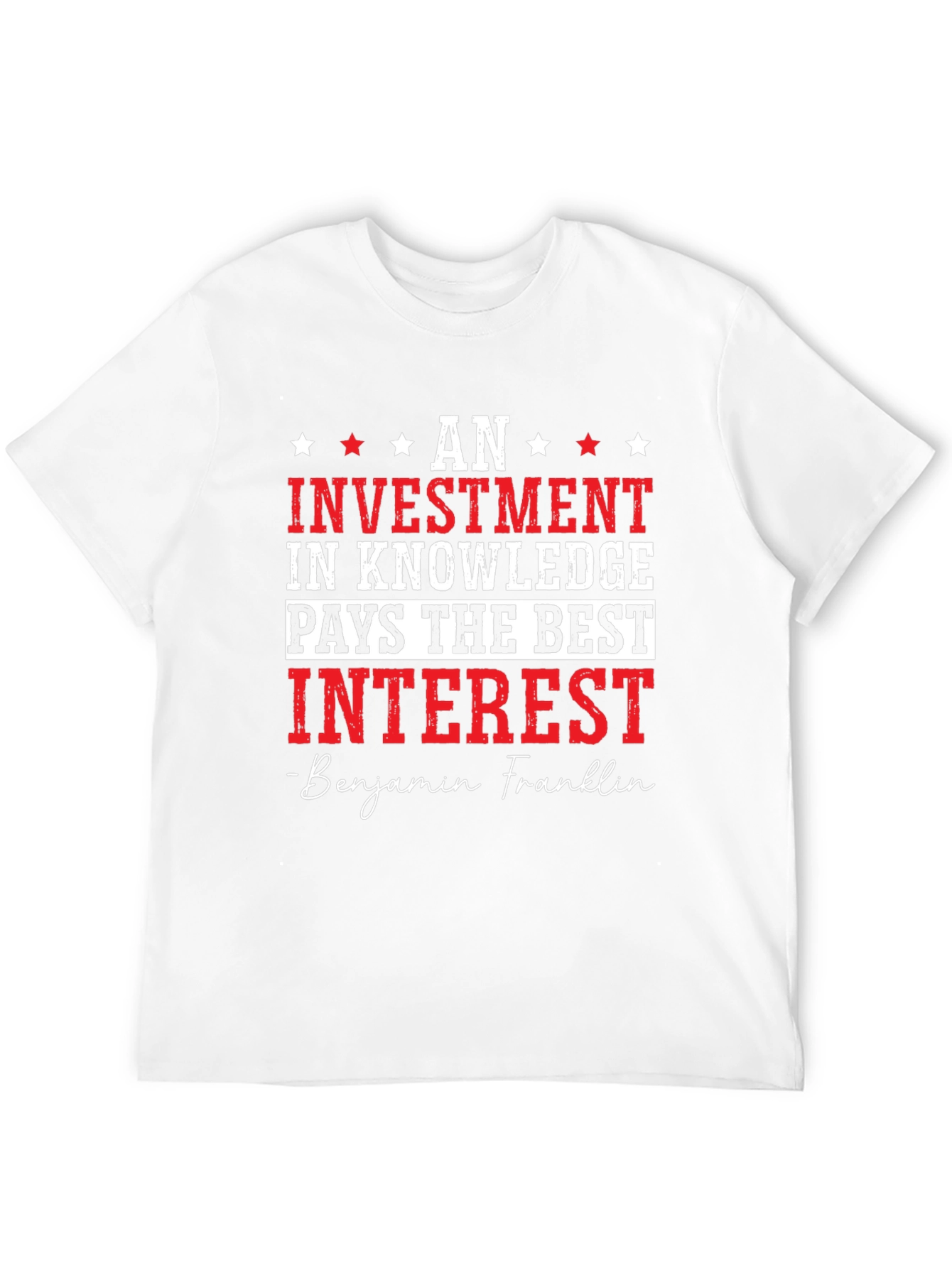 Knowledge Investment T-Shirt - 12