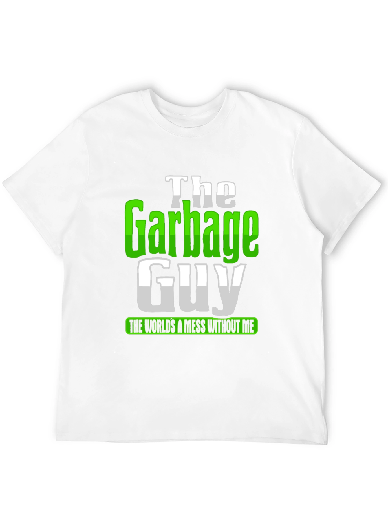Black The Garbage Guy T-Shirt - Funny Sanitation Worker Tee view 12