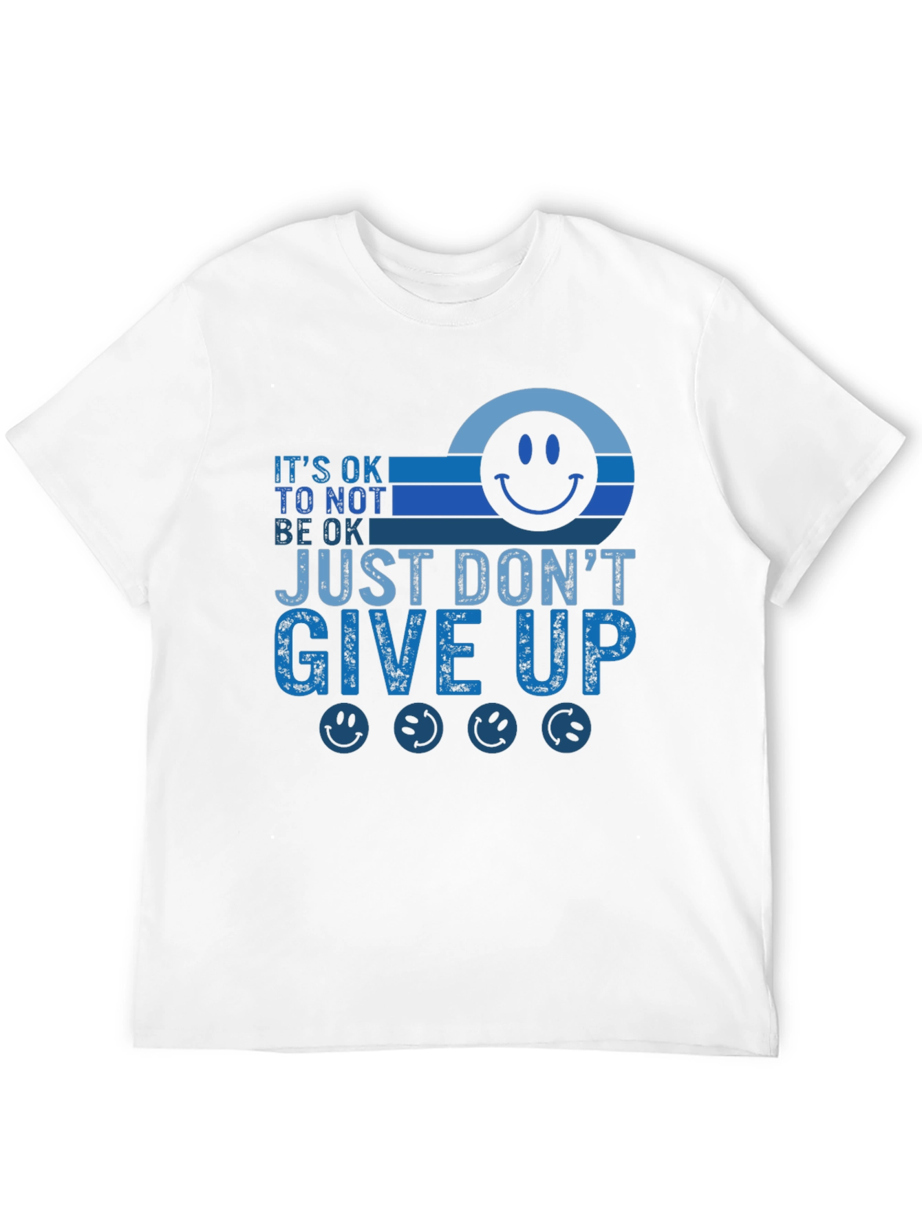 Black It's OK To Not Be OK Graphic Tee view 12