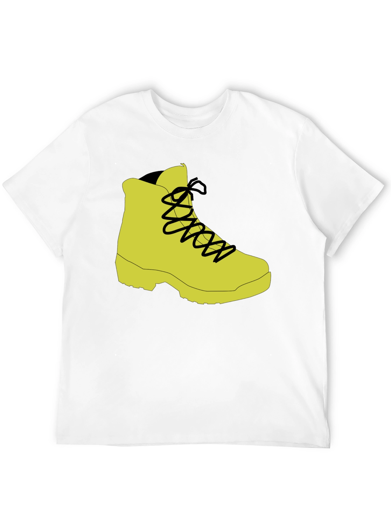 Black Hiking Boot Graphic Tee - Black view 12