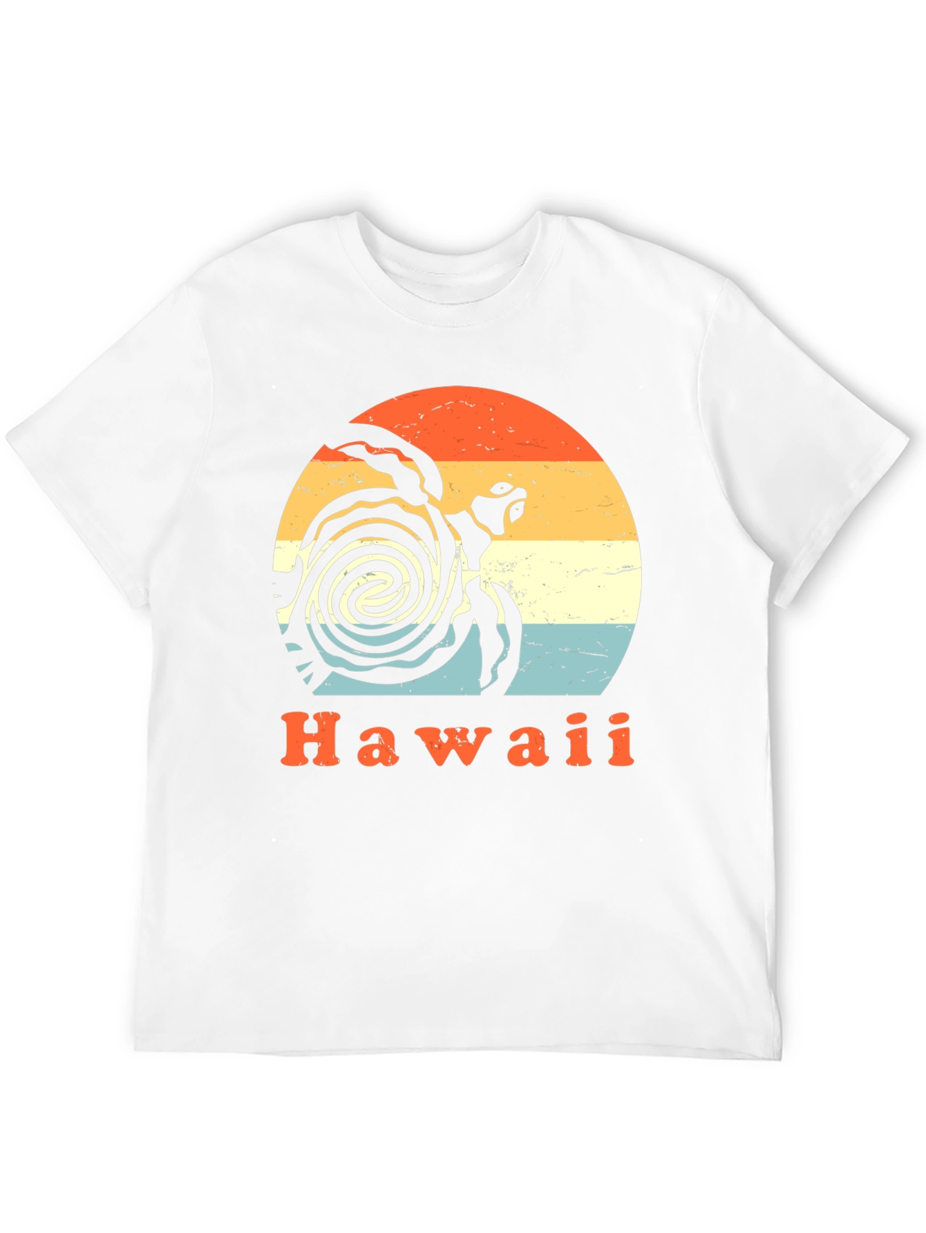 Black Retro Hawaii Turtle T-Shirt - Vintage Style view 12