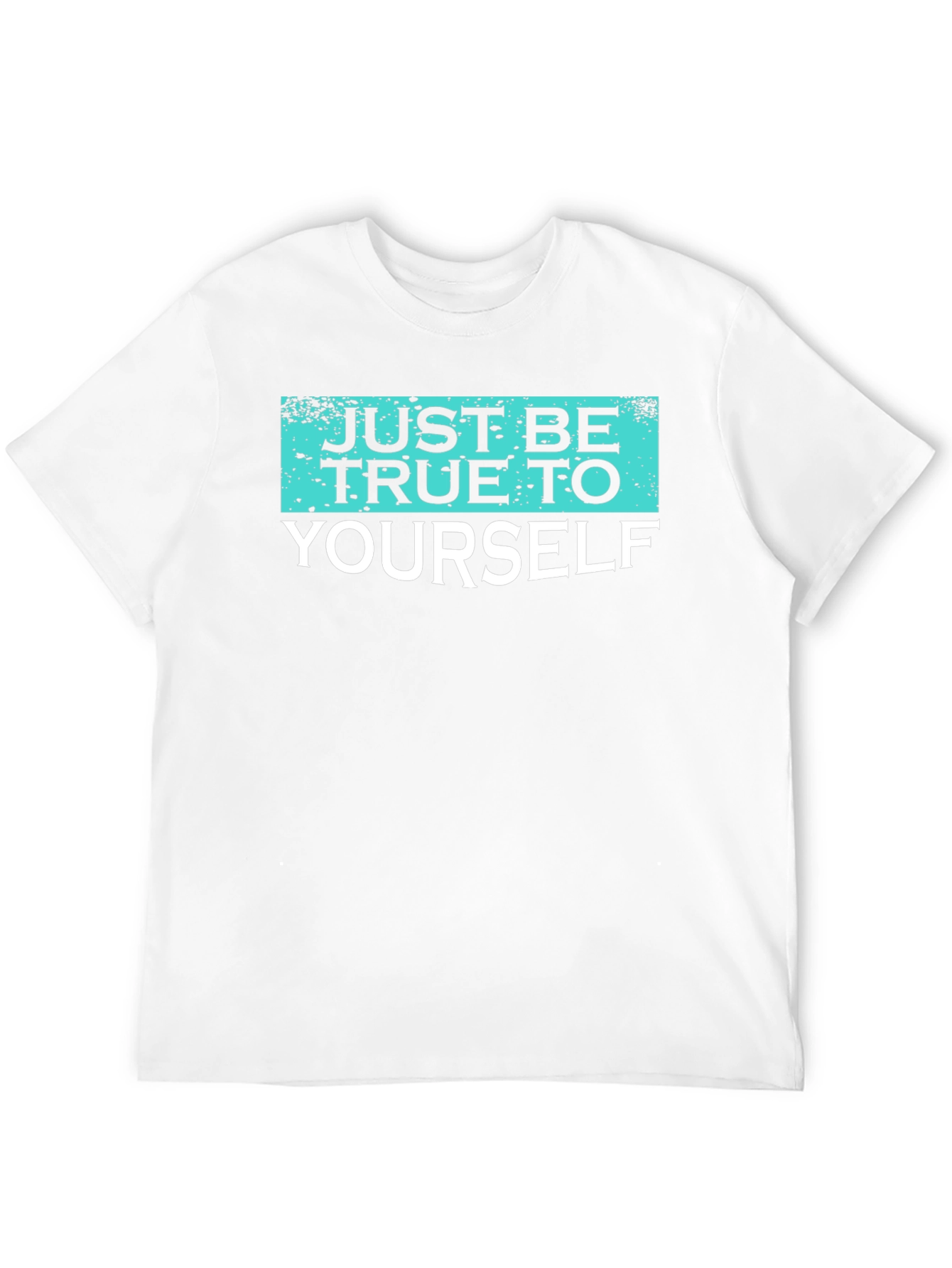 Black Just Be True To Yourself Graphic Tee view 12