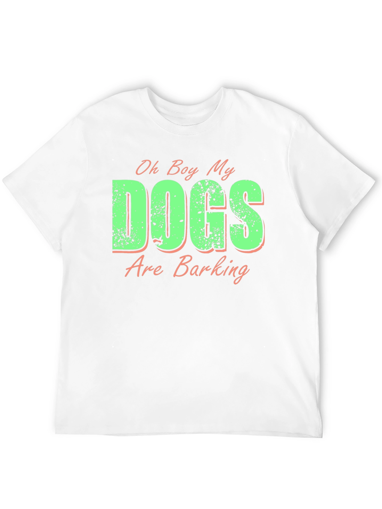 Black Funny "Dogs Are Barking" Graphic Tee view 12