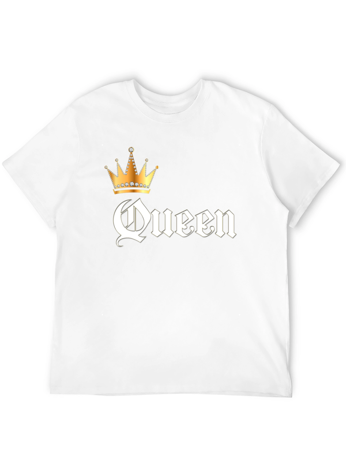 Black Queen Crown Graphic Black T-Shirt view 12