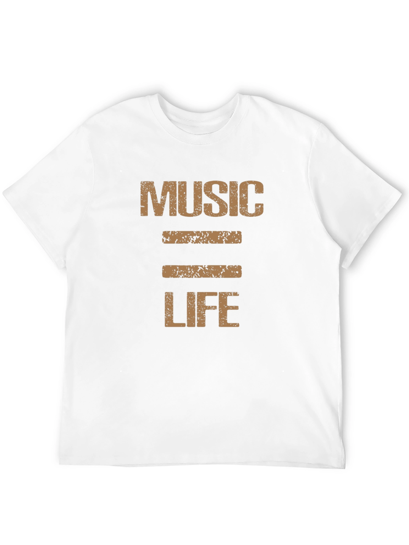 Black Music = Life Graphic Tee - Black T-Shirt view 12