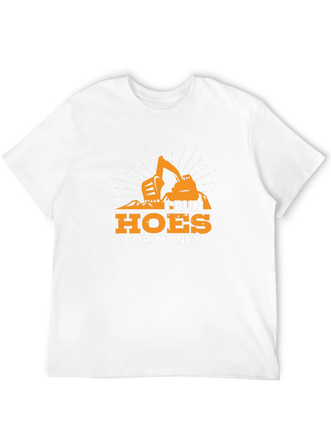 Black I Run Hoes for Money T-Shirt view 12