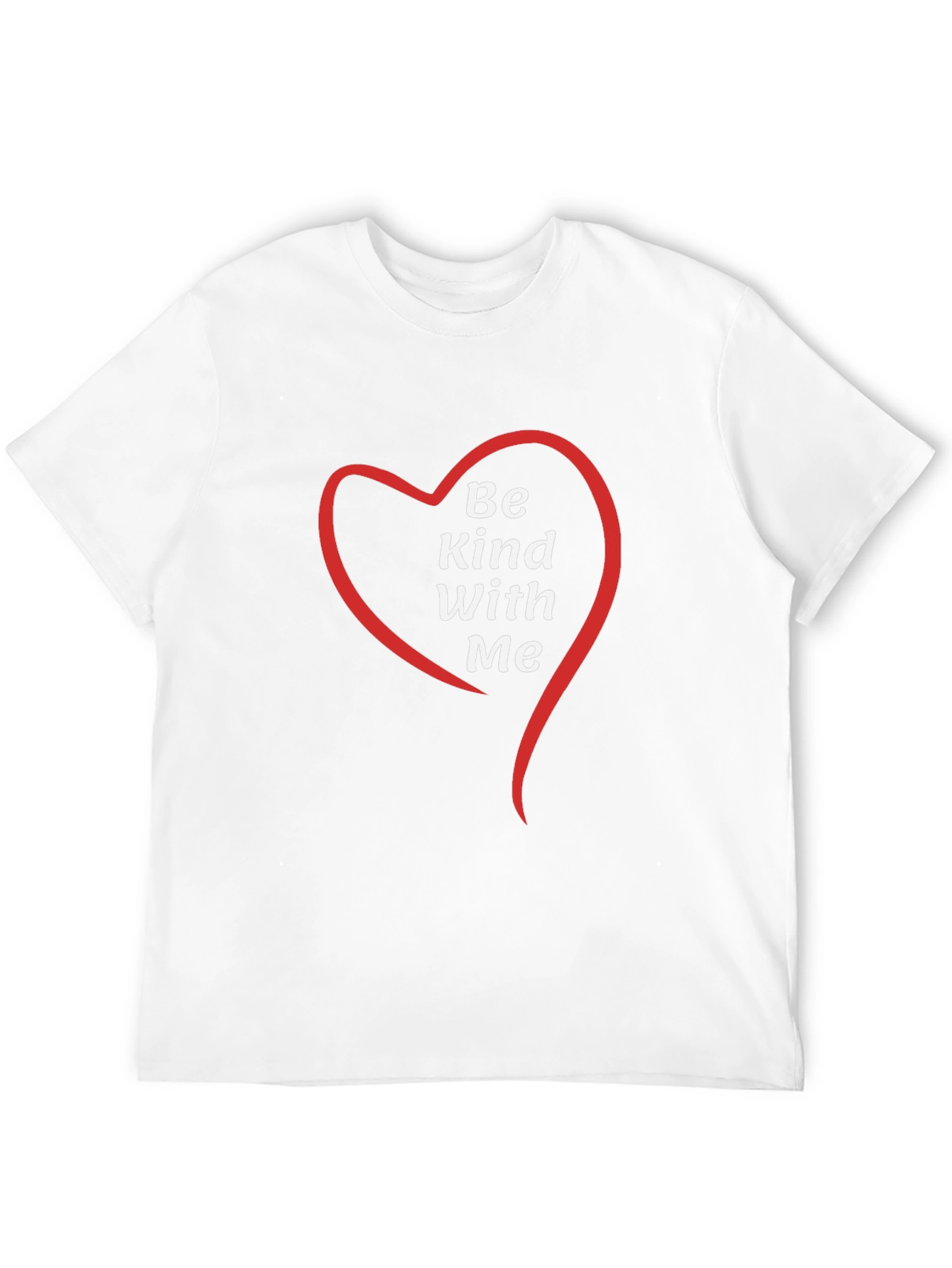 Black Be Kind With Me Heart Graphic Tee - Black view 12