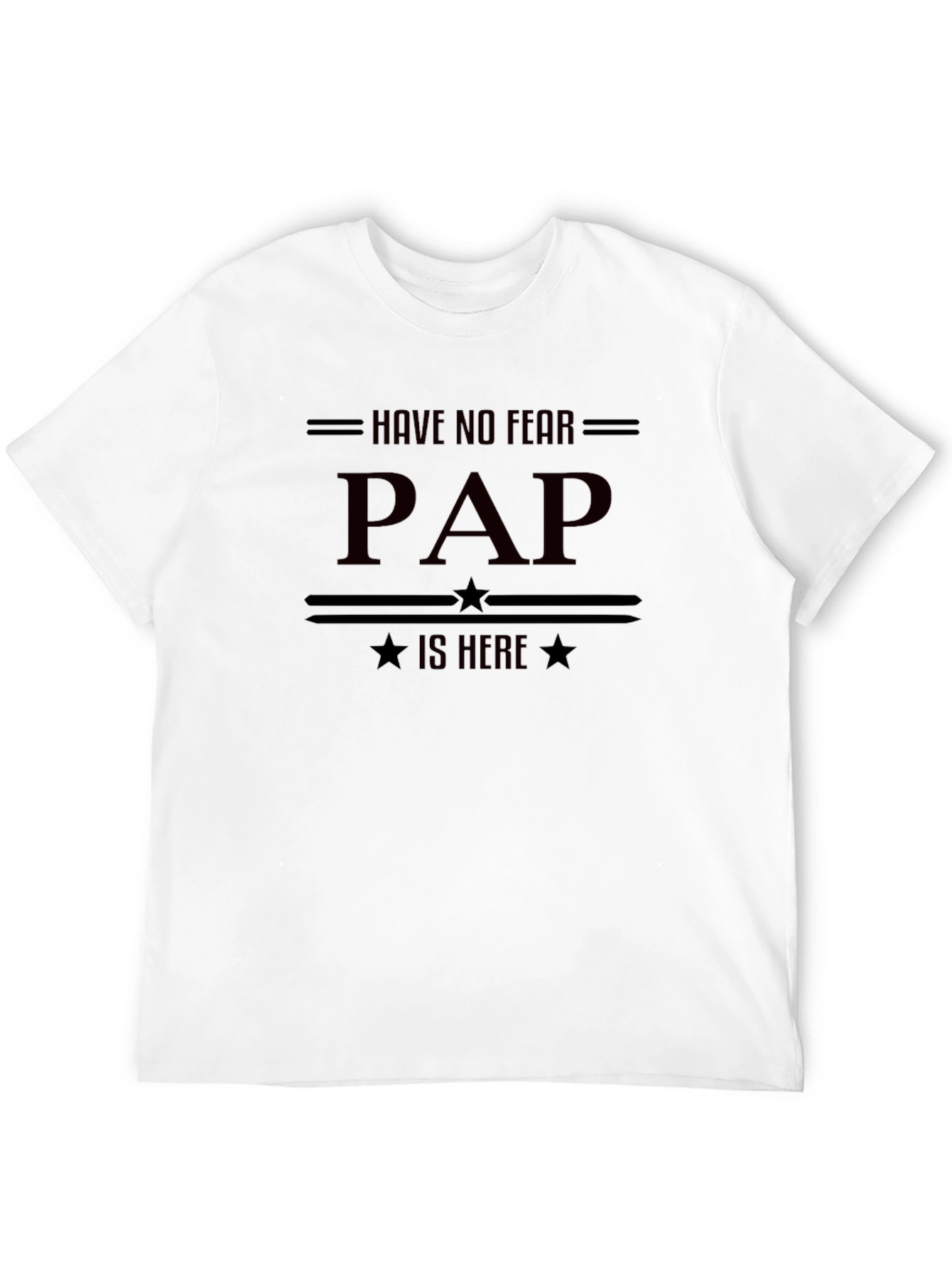 Black Have No Fear, PAP is Here - Funny T-Shirt view 12