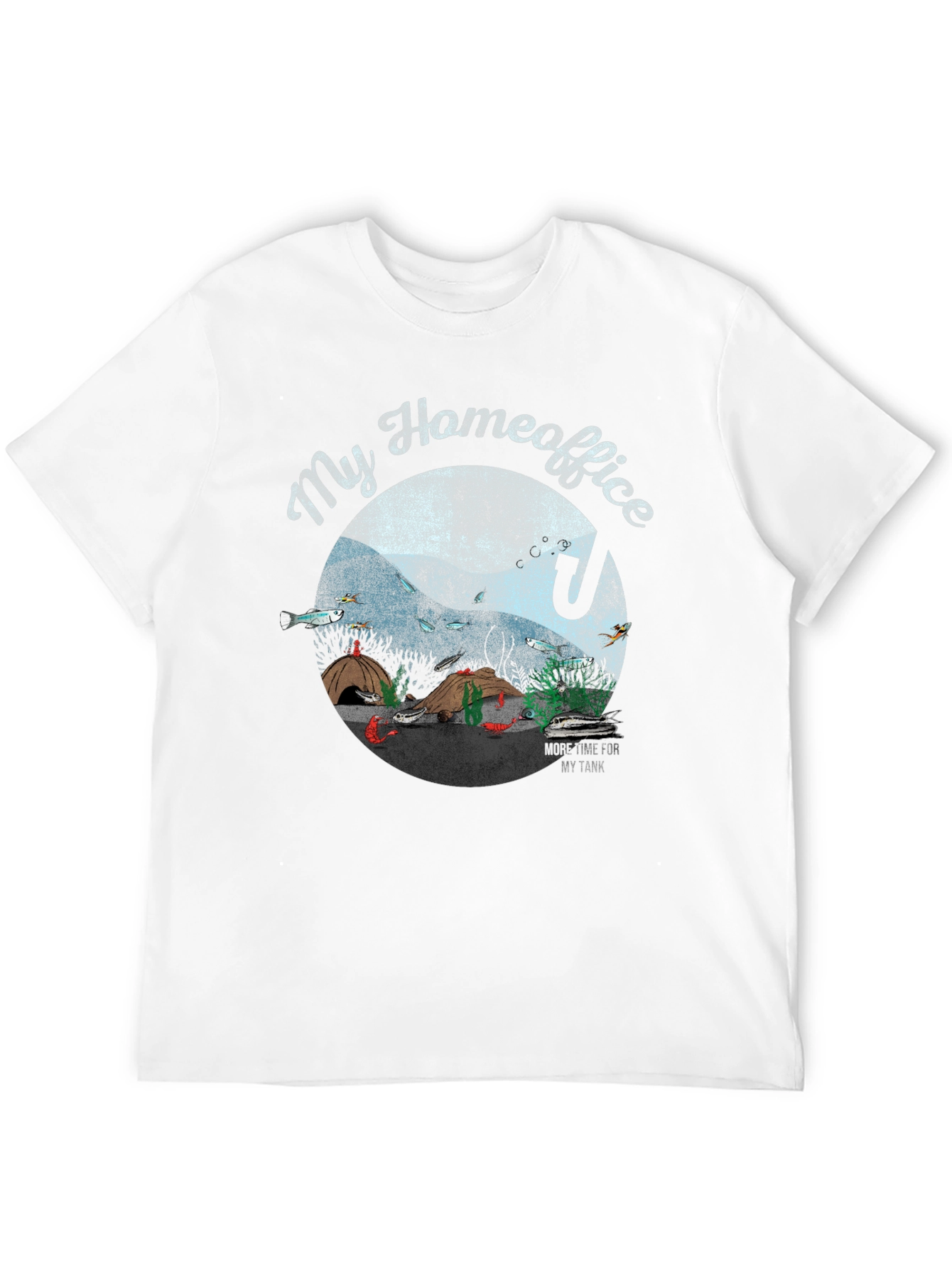 Black My Homeoffice Aquarium Graphic Tee view 12
