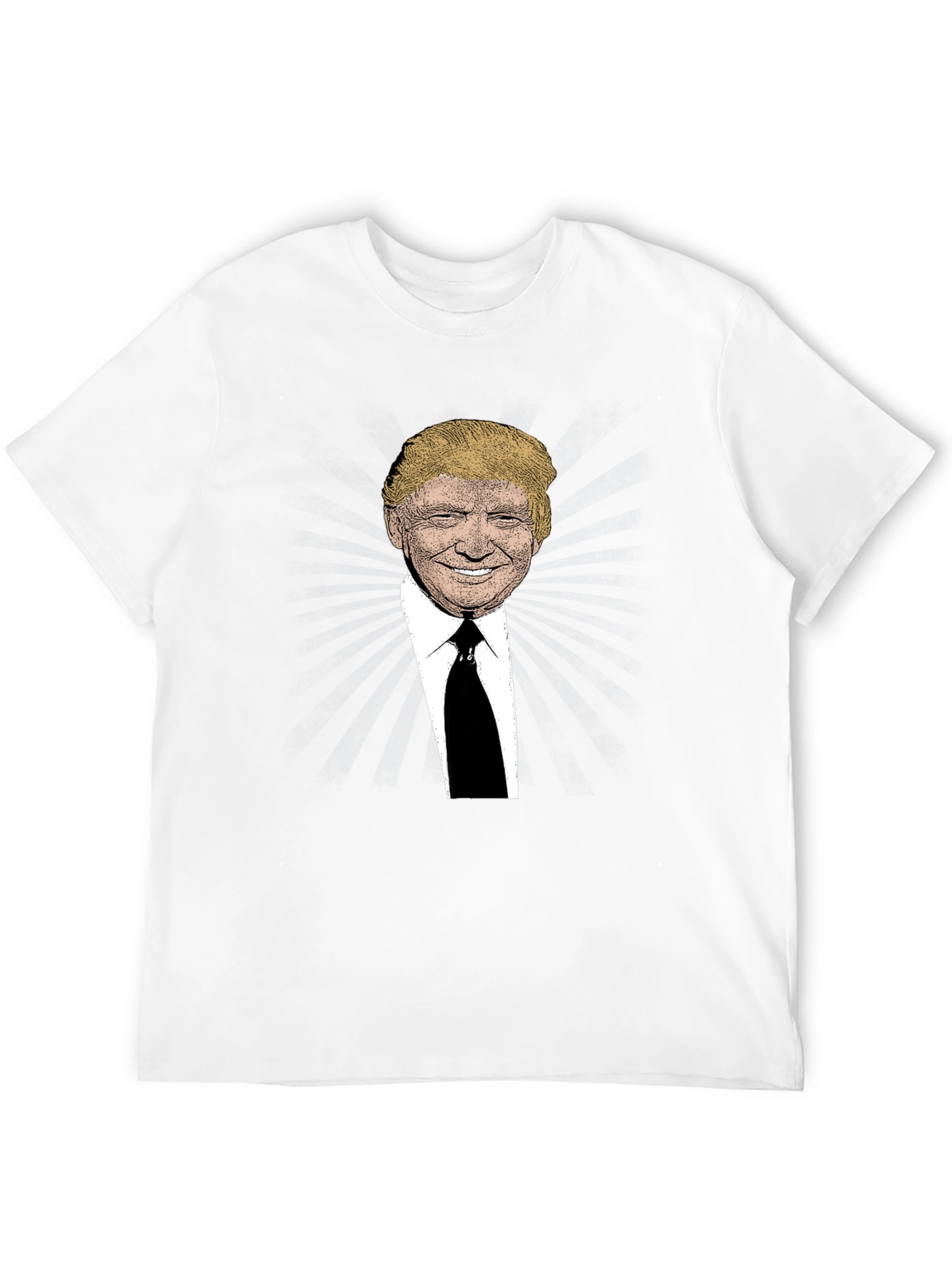Black Trump Graphic Print Black T-Shirt view 12