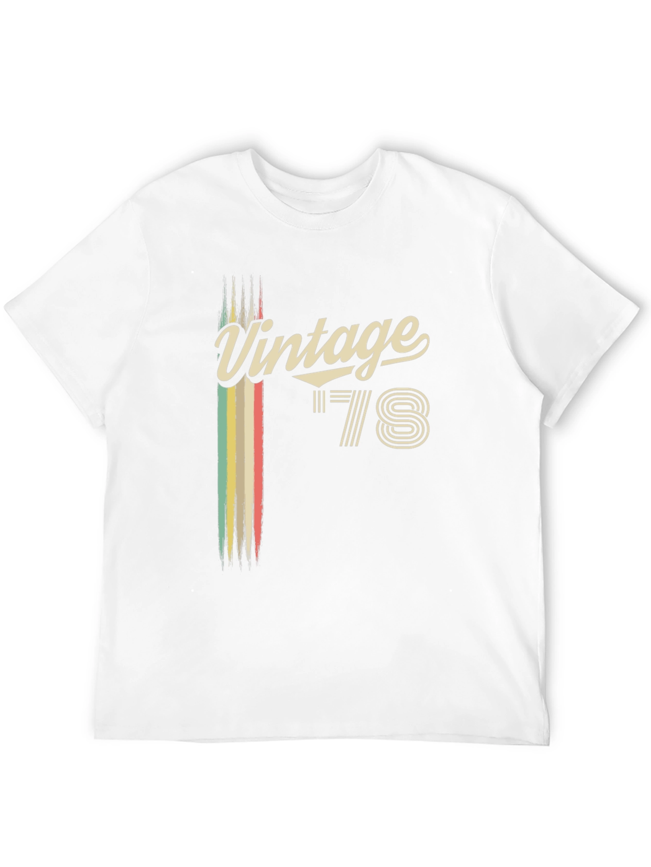Black Retro Vintage '78 Graphic T-Shirt view 12