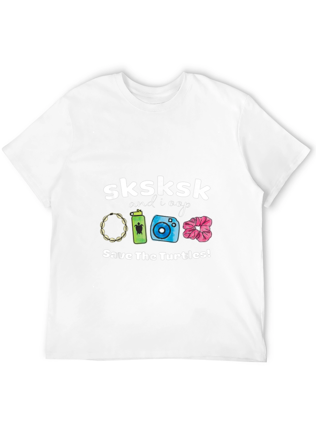 Black Save the Turtles T-Shirt view 12