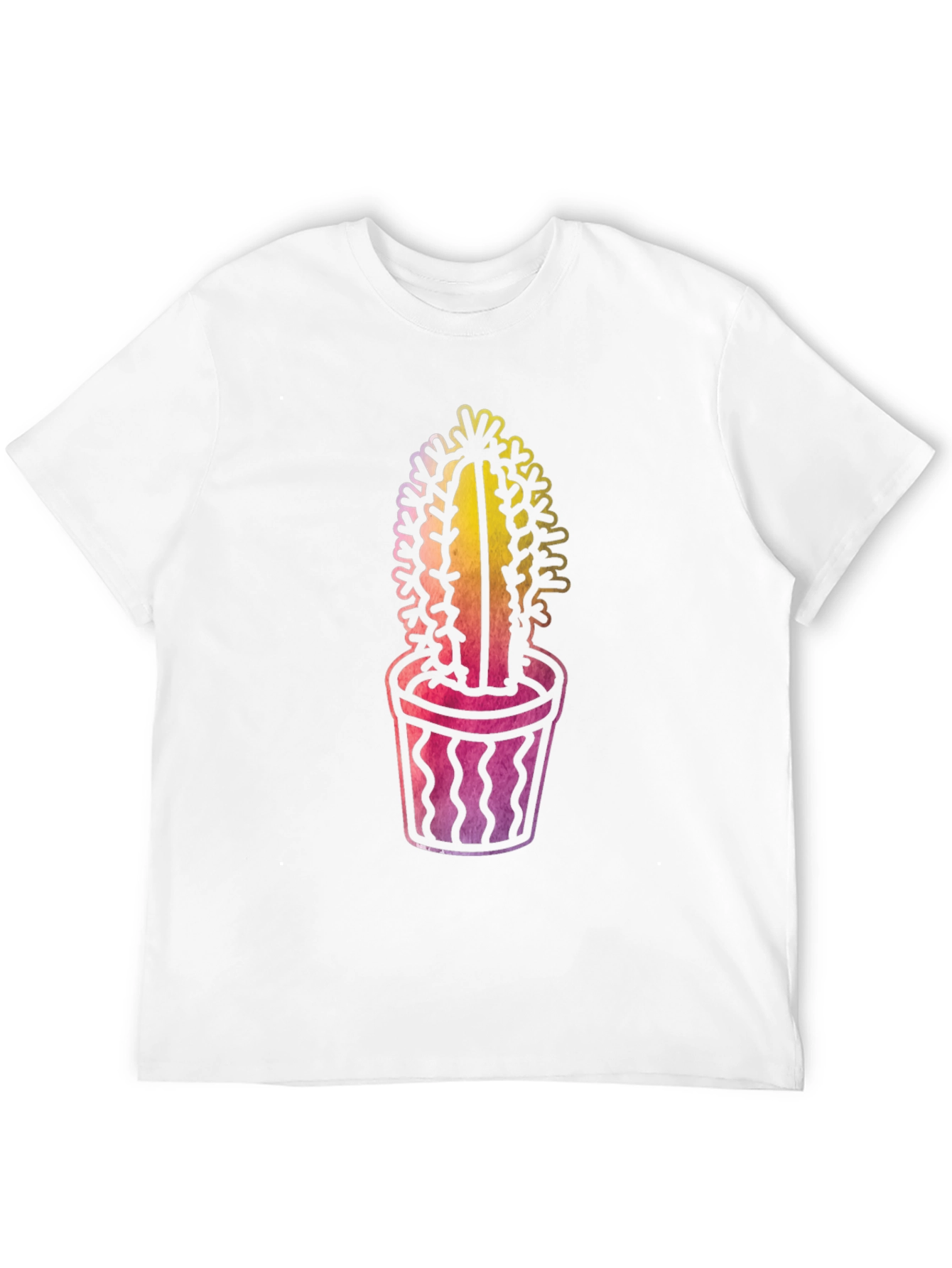 Black Cactus Graphic Tee - Trendy Plant Lover Shirt view 12