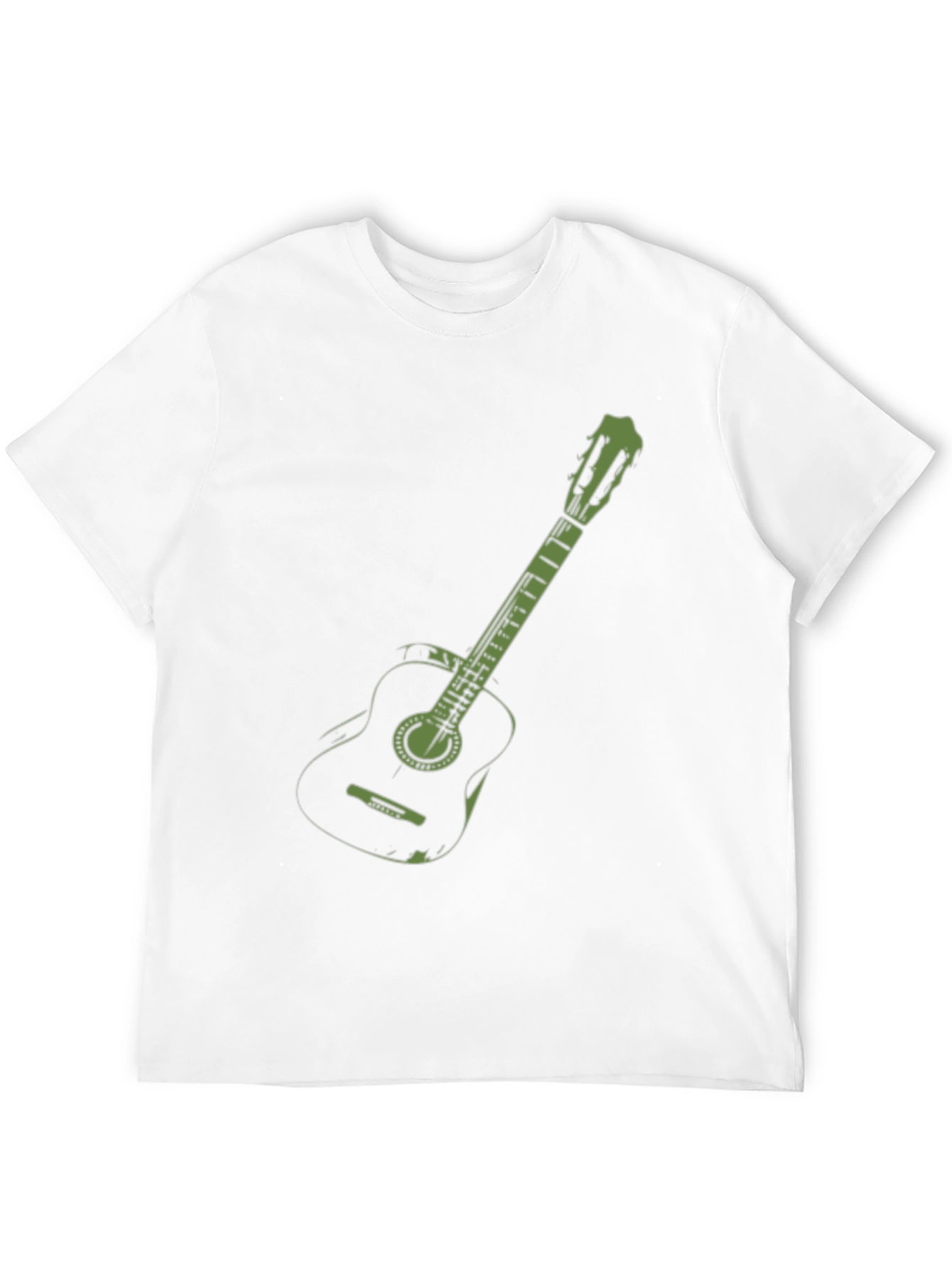 Black Guitar Graphic T-Shirt - Black view 12