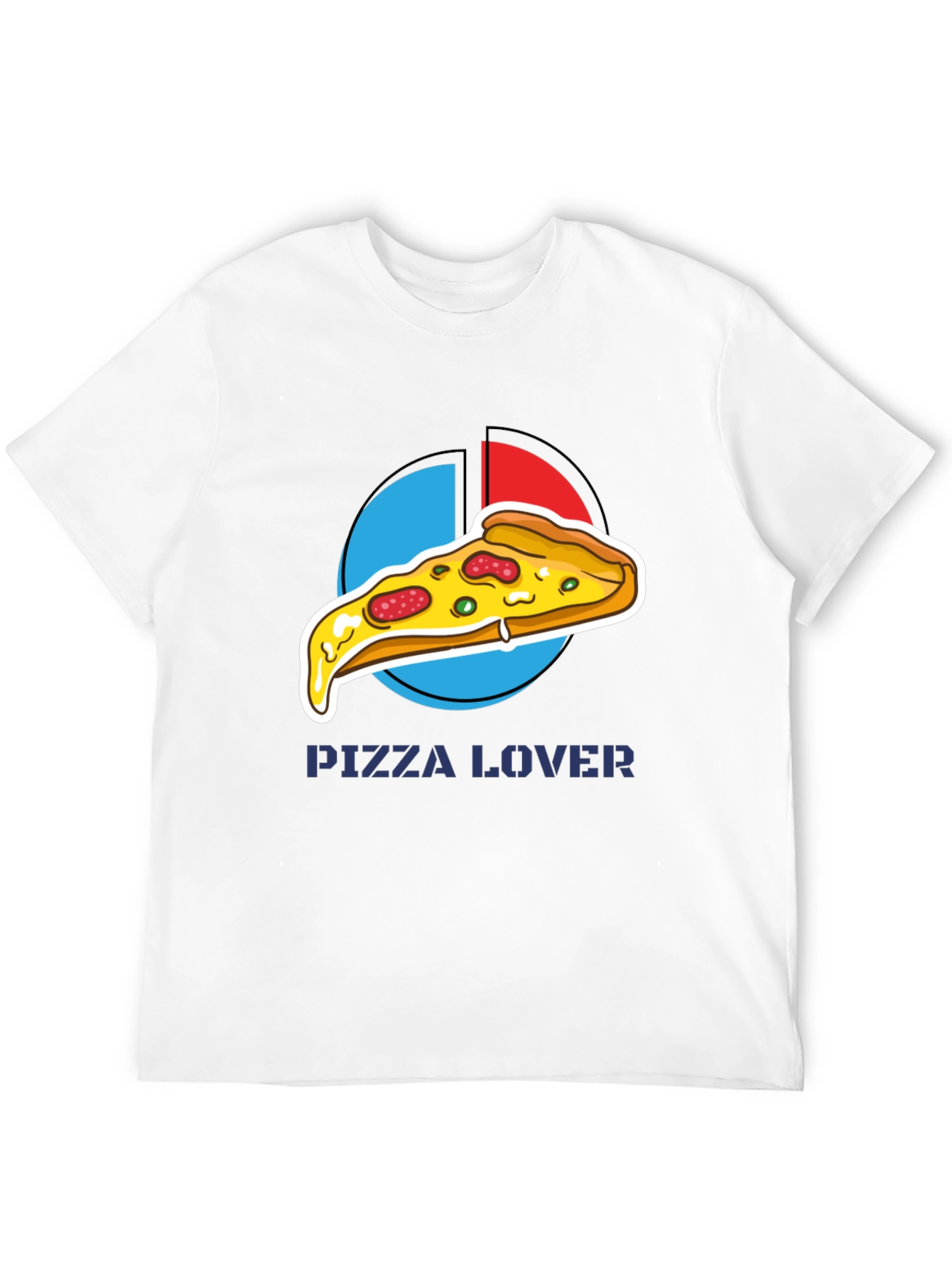 Black Pizza Lover Graphic Tee - Casual Comfort view 12