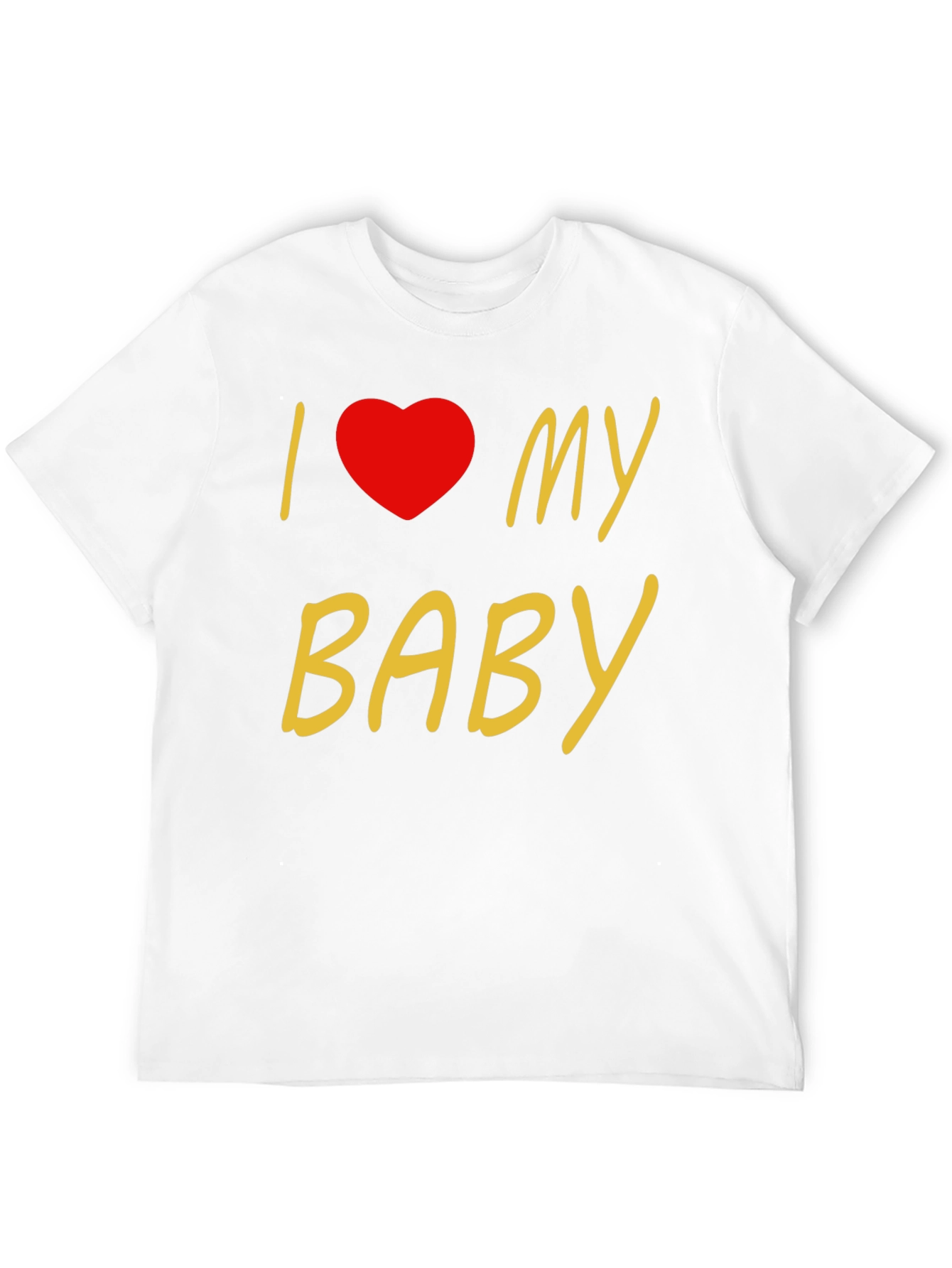 Black I Love My Baby Black T-Shirt view 12