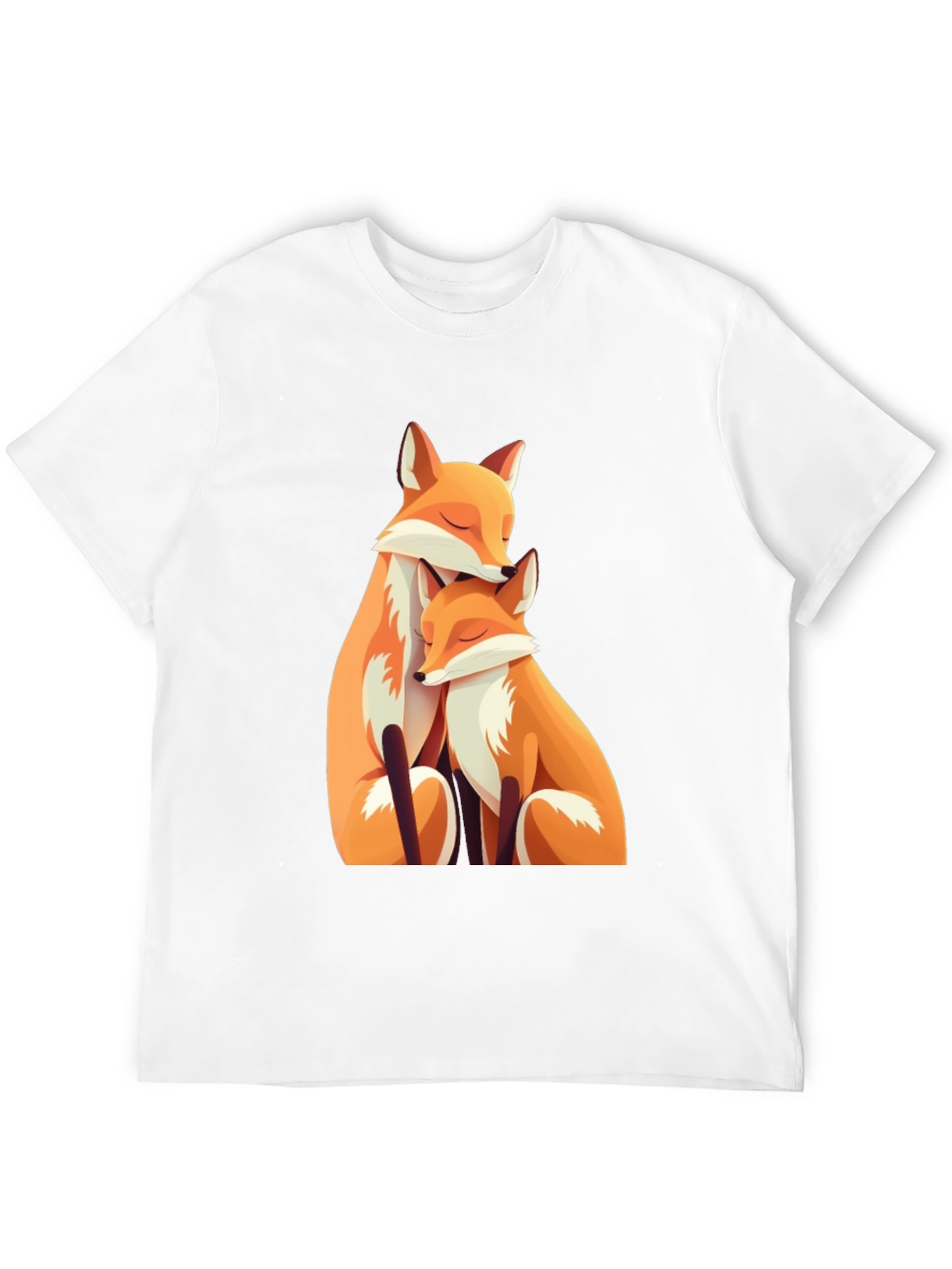 Black Fox Family Graphic Tee - Soft Cotton Blend view 12