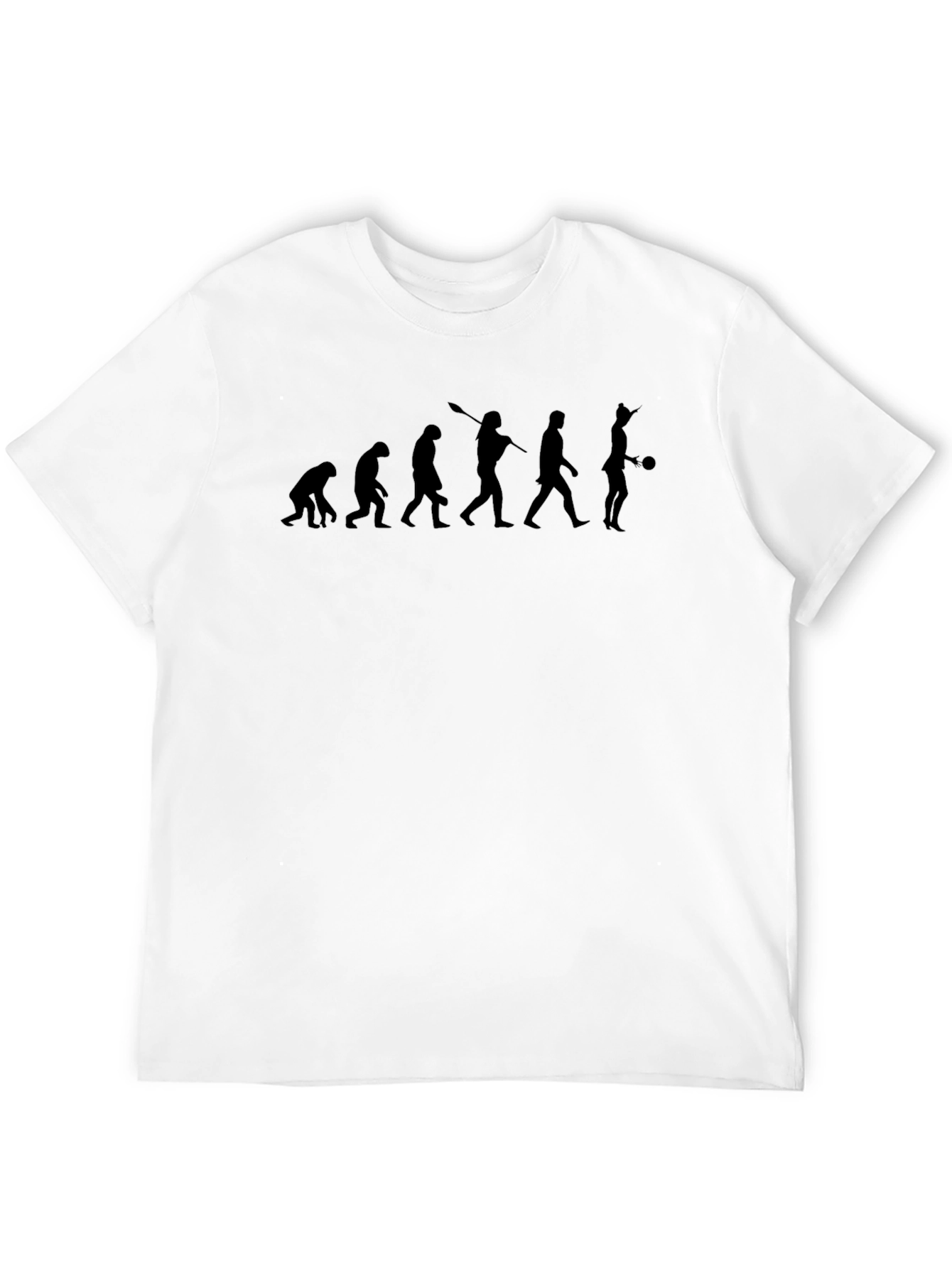 Black Evolution of Bowling Black T-Shirt view 12