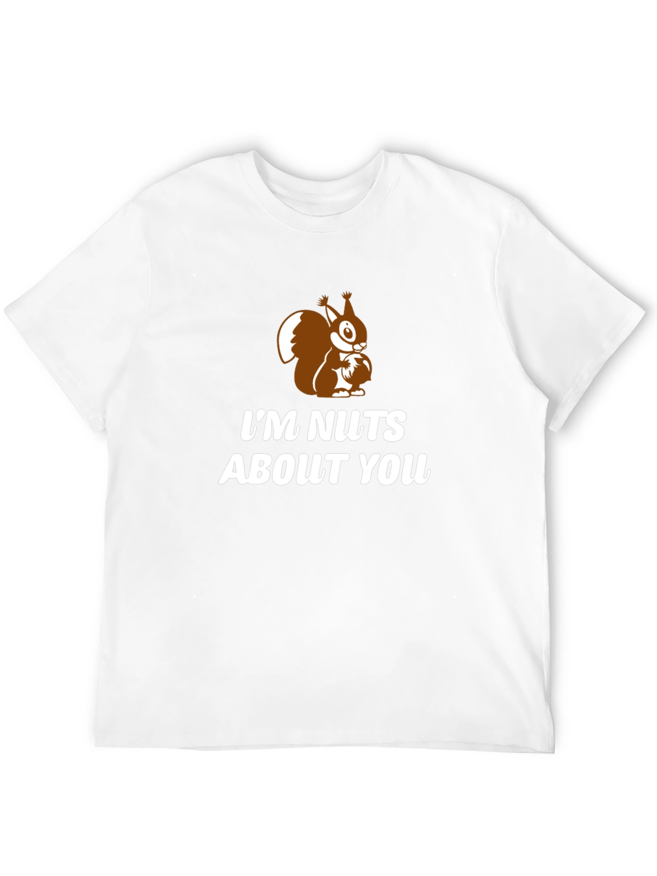 Black I'm Nuts About You Squirrel Graphic Tee view 12